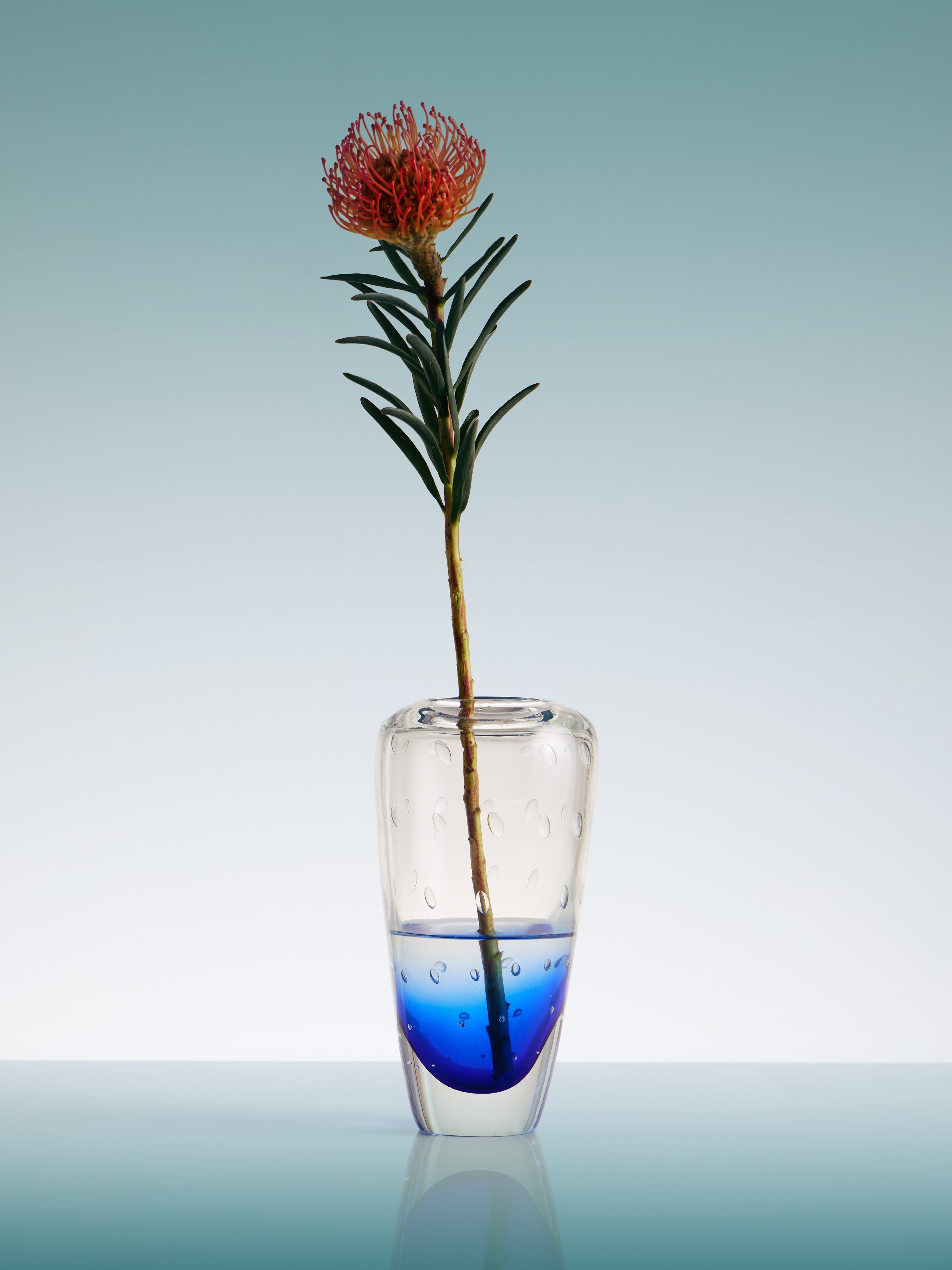 1950s Bullicante Murano Glass Vase (8in/20cm)