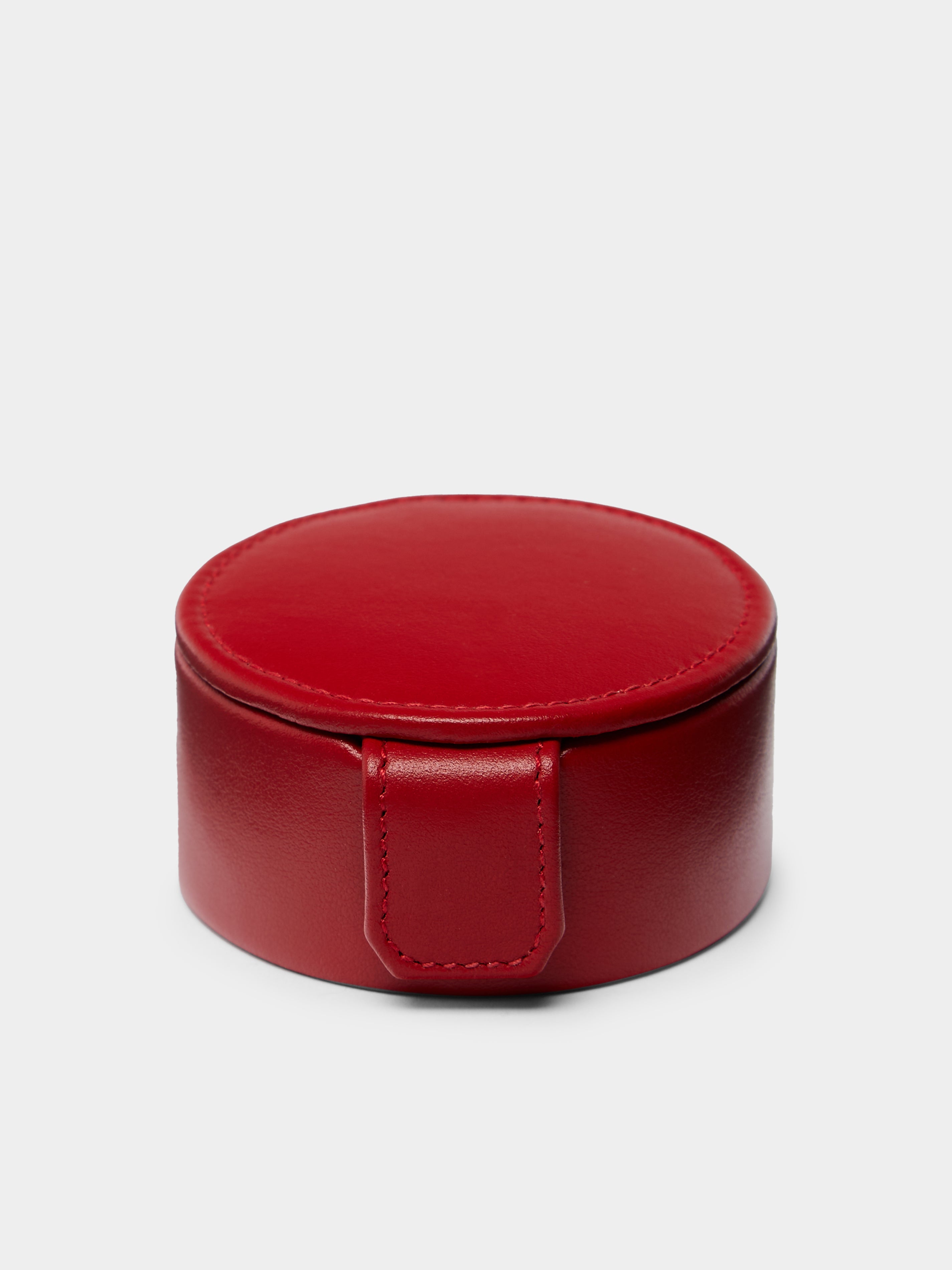 Leather Travel Cufflinks Box