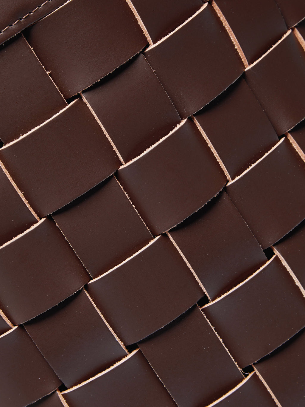 Woven Leather Laundry Basket