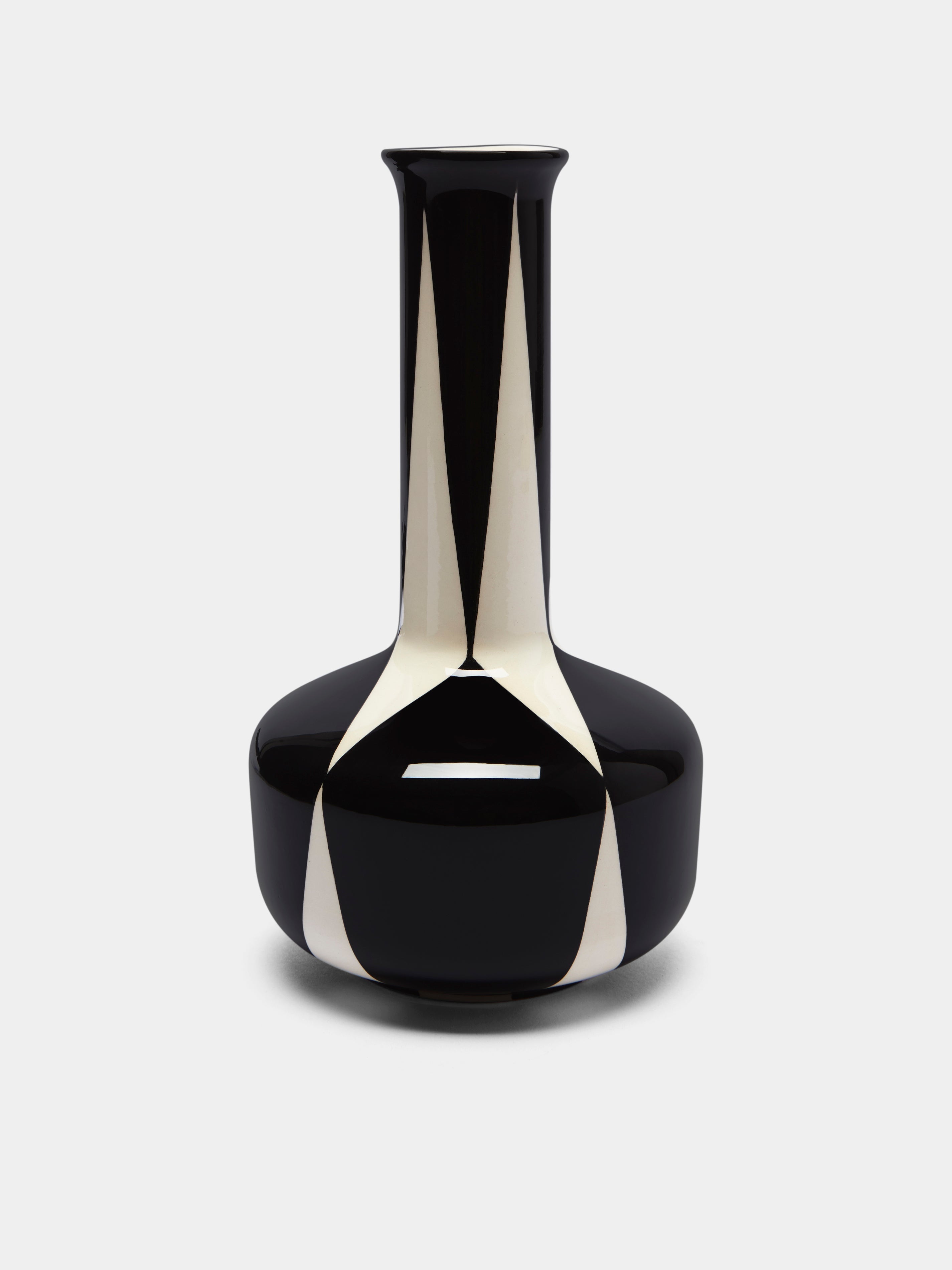 Ritzen Hand-Painted Ceramic Vase (7in/18cm)