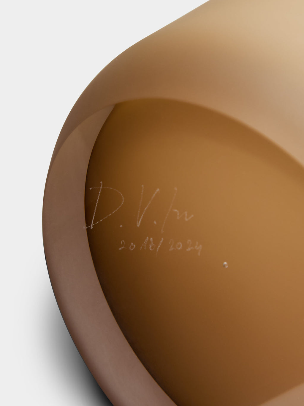 Fungus Hand-Blown Glass Vase (8in/20.5cm)