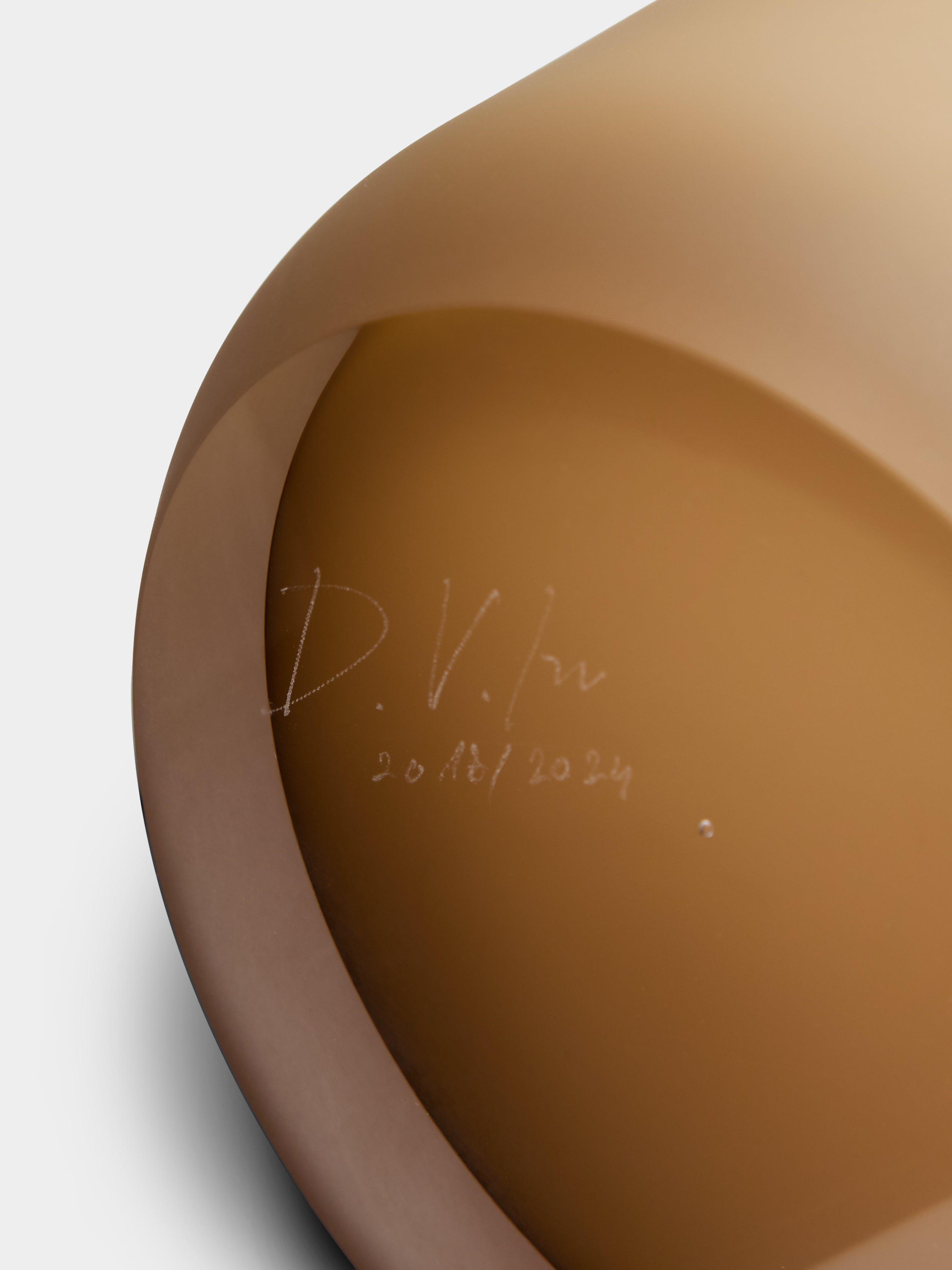 Fungus Hand-Blown Glass Vase (8in/20.5cm)