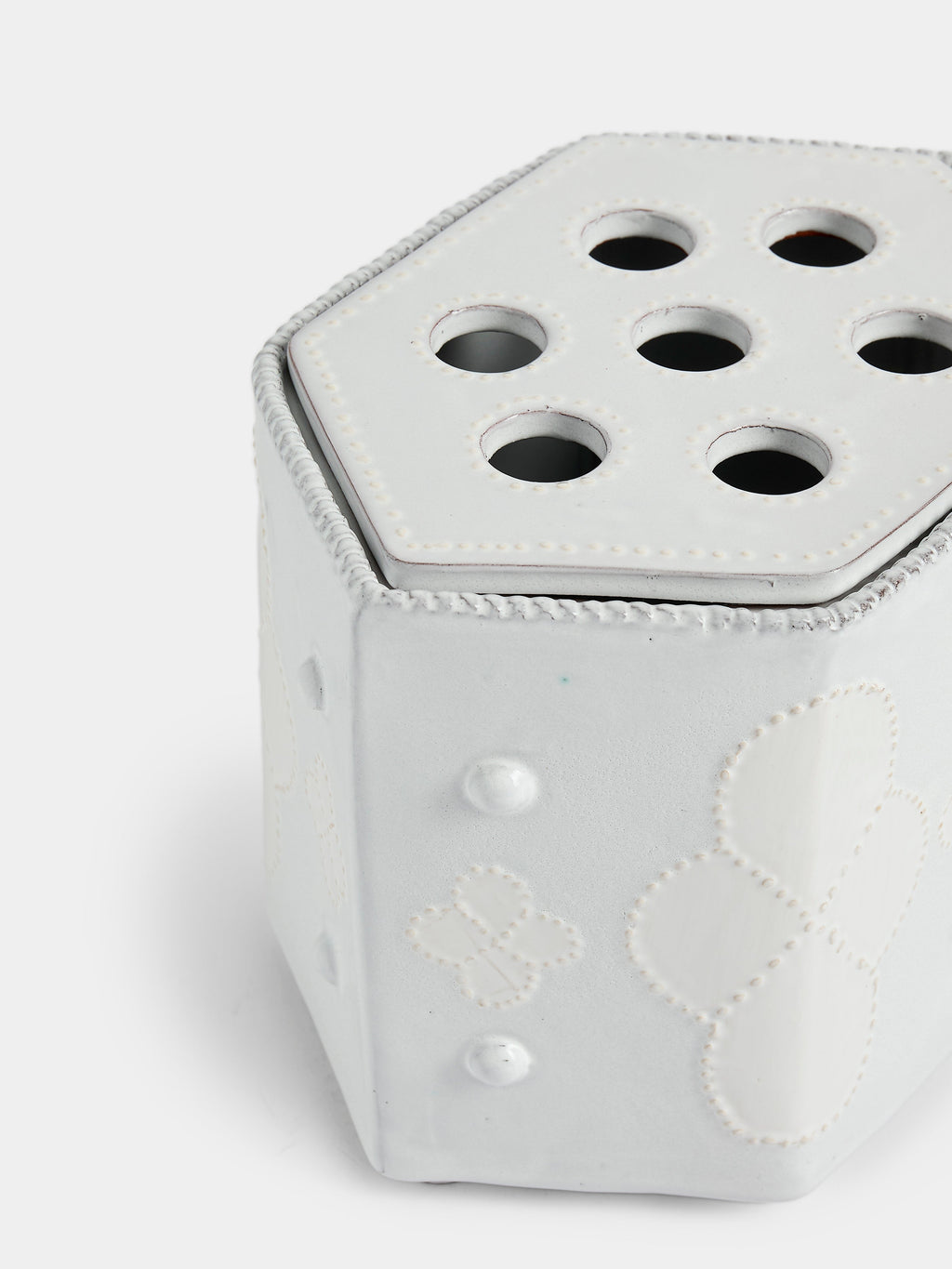 Hand-Built Ceramic Bough Vase (9in/23cm)