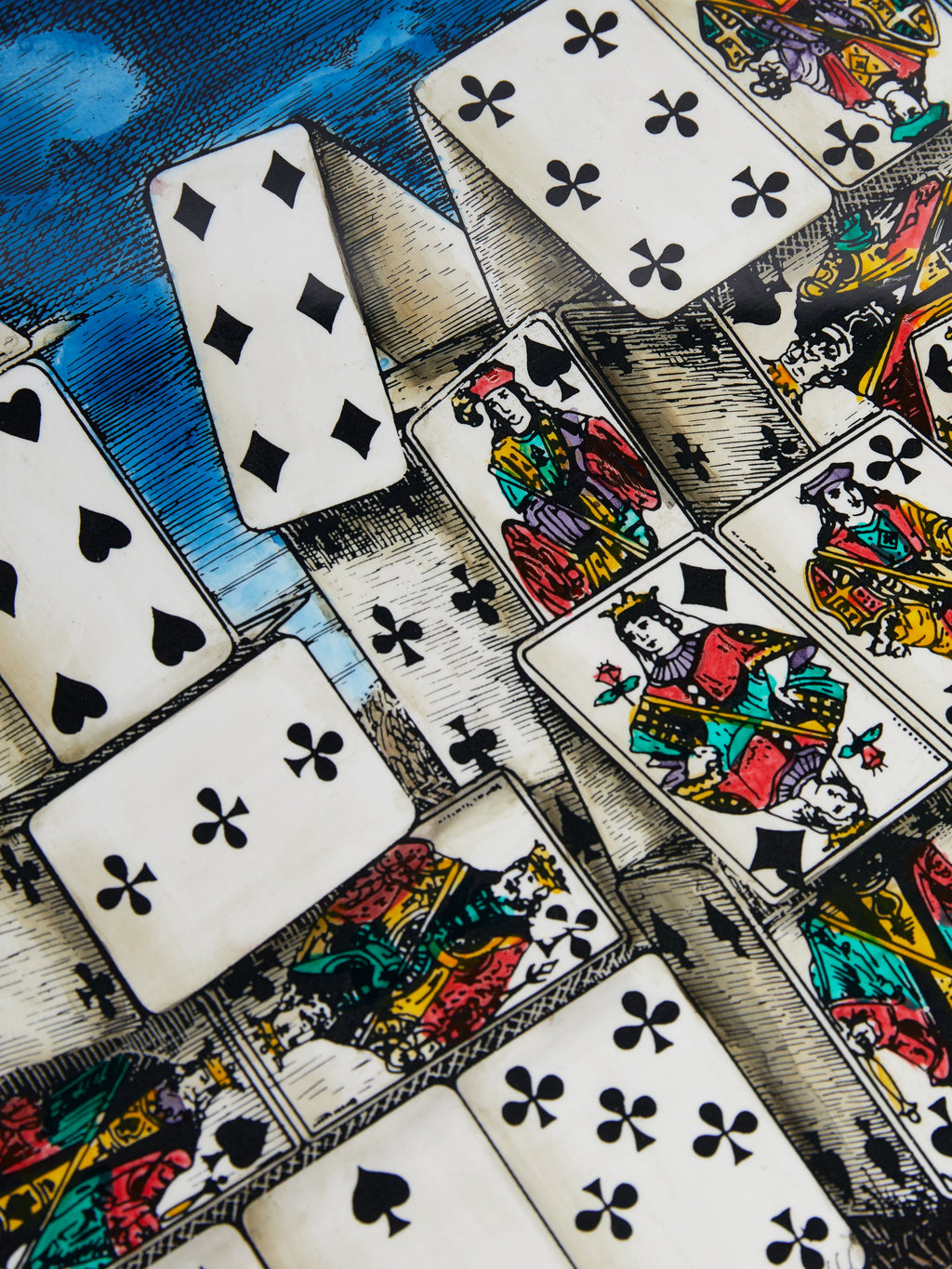 Città di Carte Wood Playing Cards Box