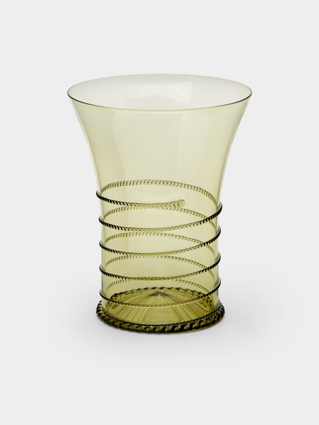 Hand-Blown Glass Vase (6in/15.5cm)