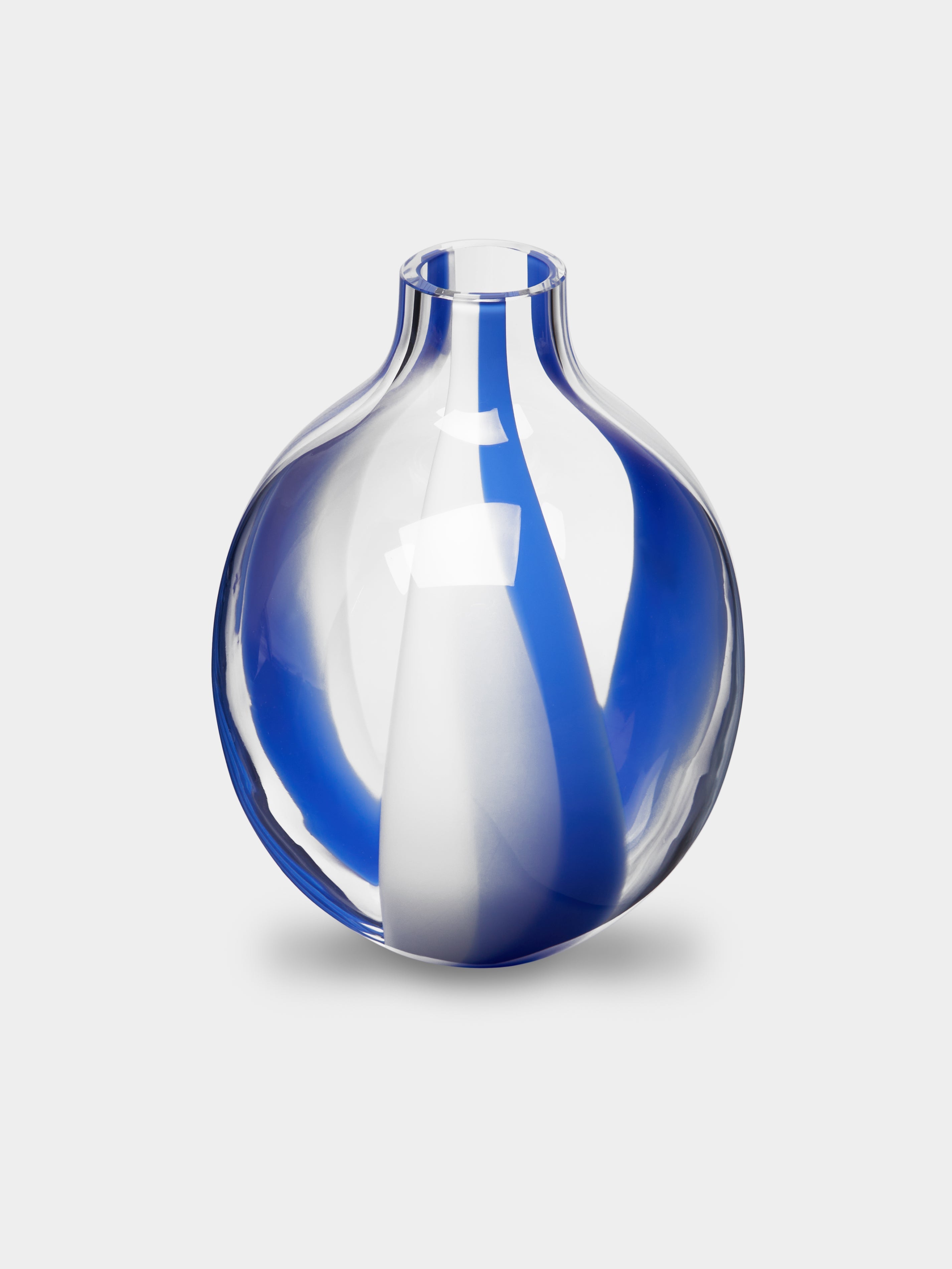 Hand-Blown Murano Glass Bud Vase (7in/18cm)