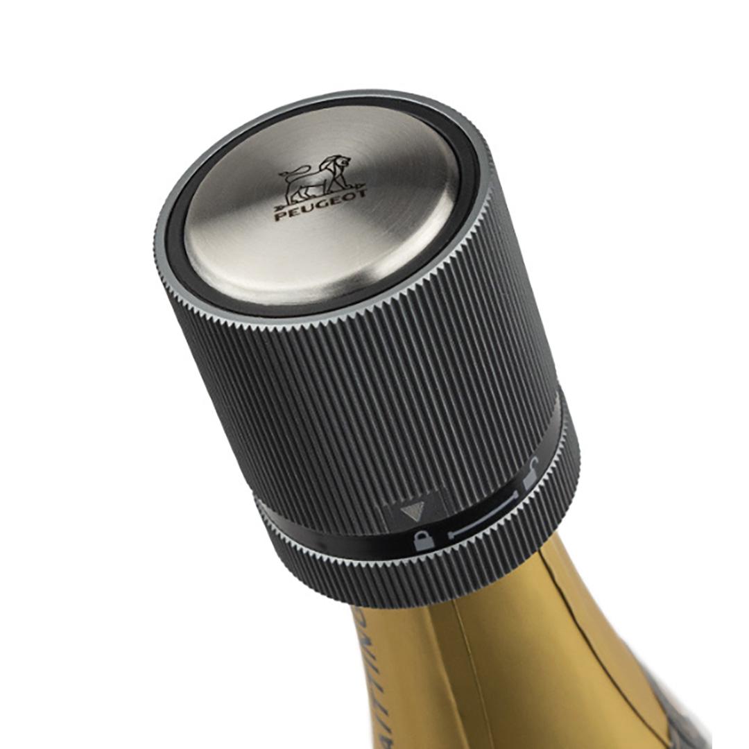 PEUGEOT Line Carbon Bottle Stopper For Sparkling Wines