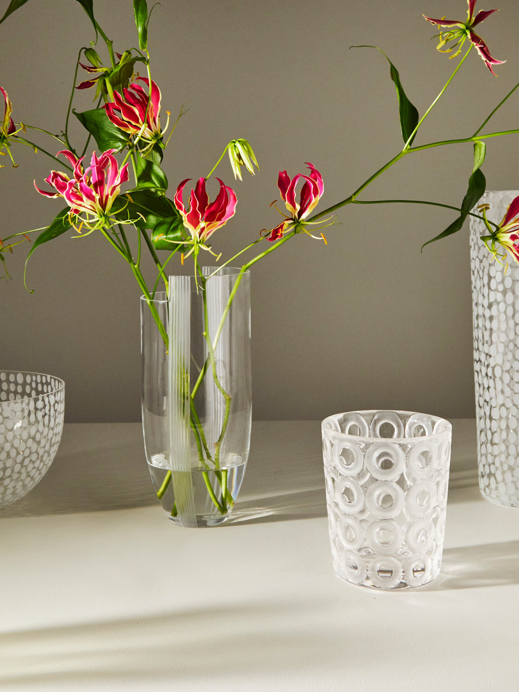 Bande Molate Hand-Blown Murano Glass Vase (11.5in/29cm)