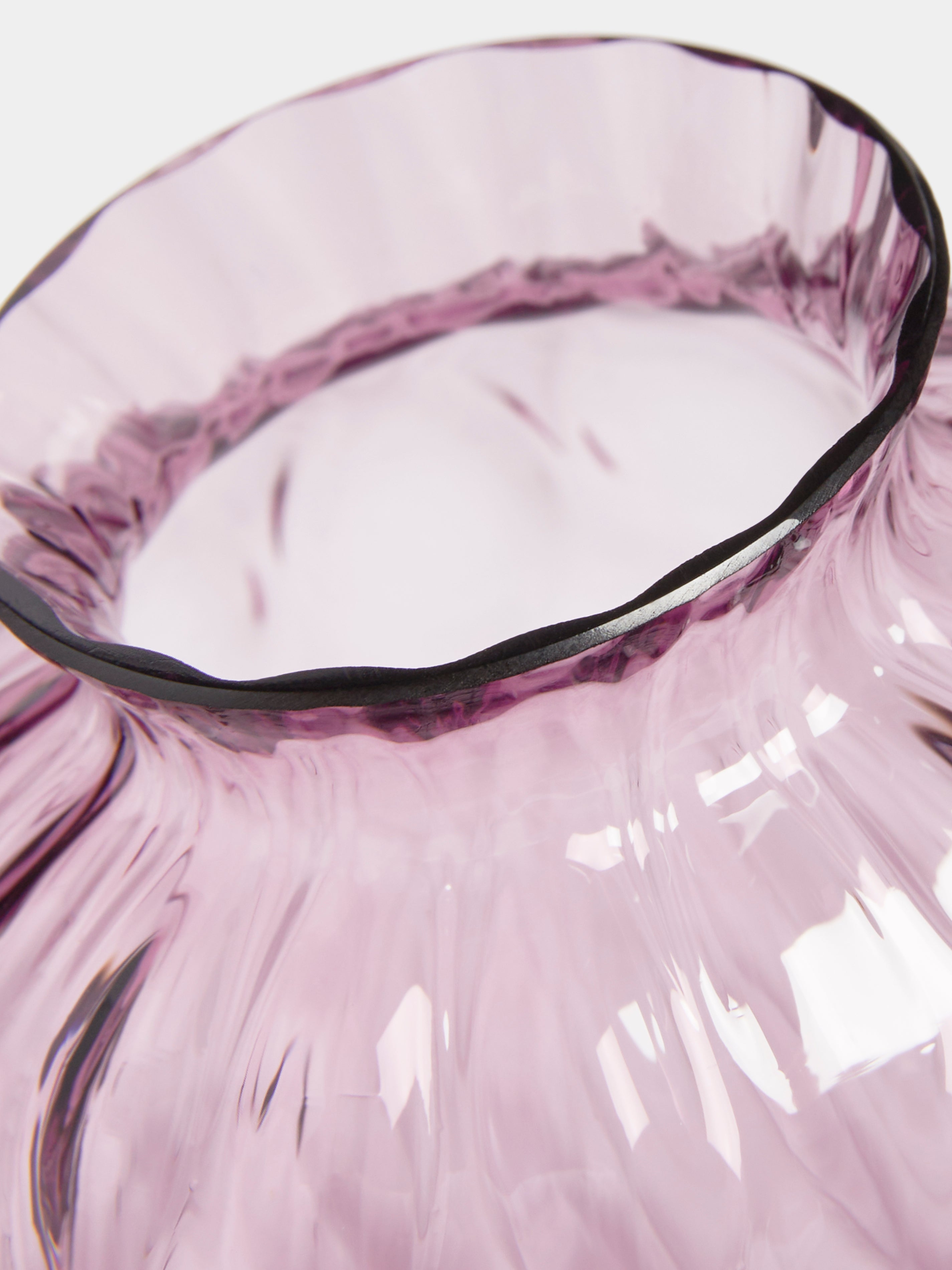 Polaris Hand-Blown Murano Glass Bud Vase (5in/13cm)