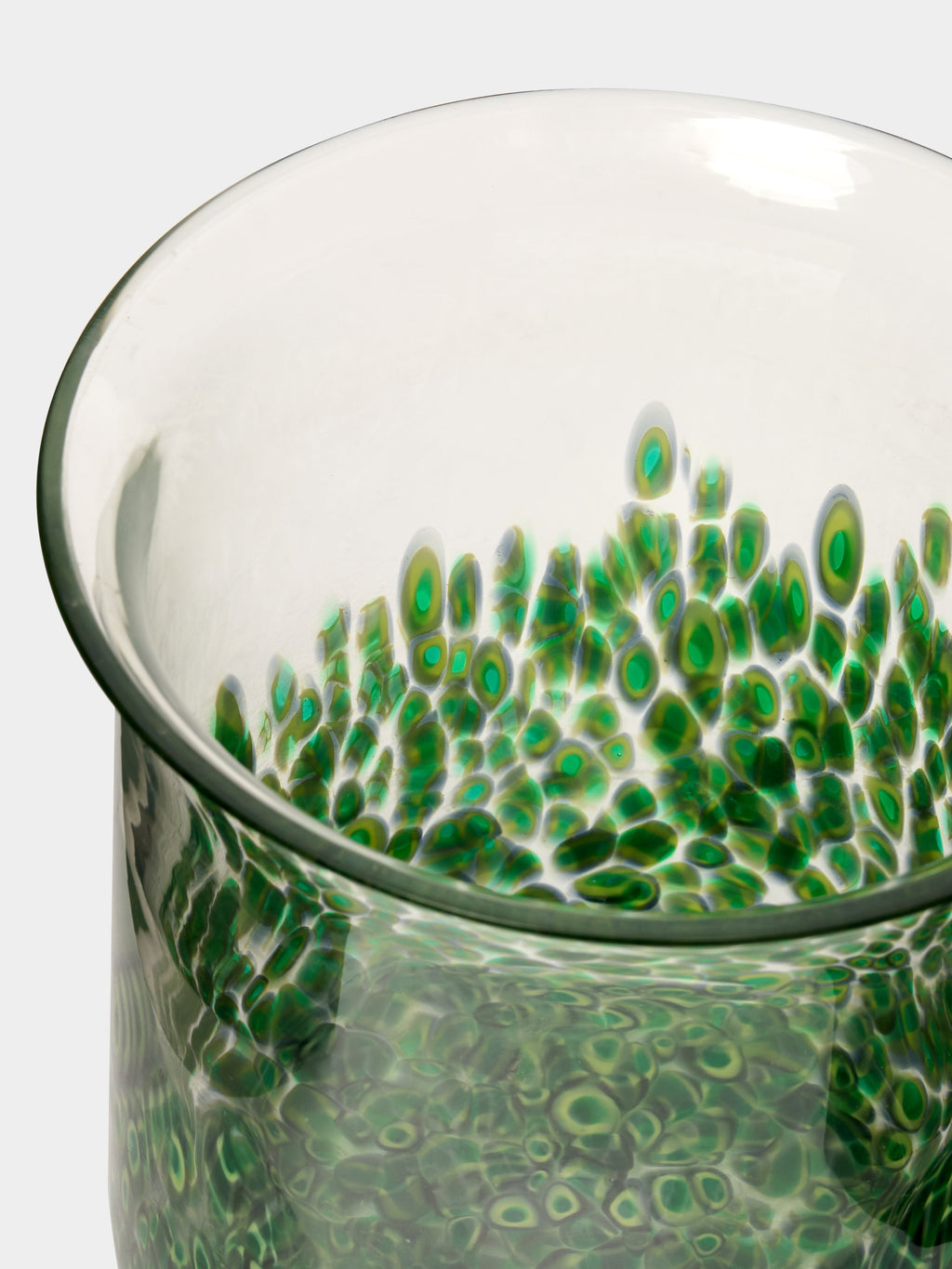 1970s Vistosi Murano Glass Vase (7in/18cm)