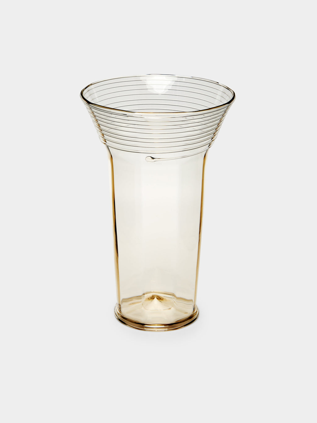 Hand-Blown Glass Vase (7.5in/19cm)