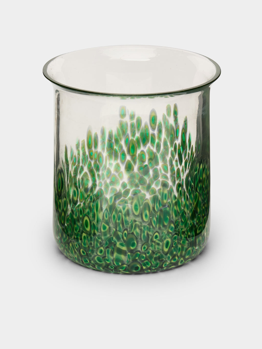 1970s Vistosi Murano Glass Vase (7in/18cm)