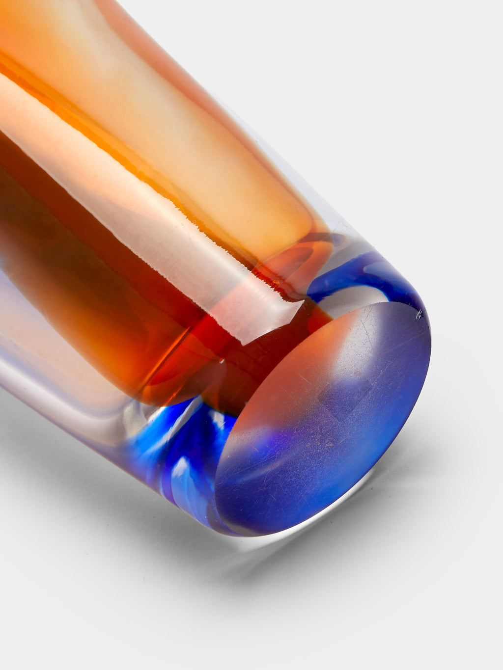 Mid-Century Glass Vase (10.5in/27cm)