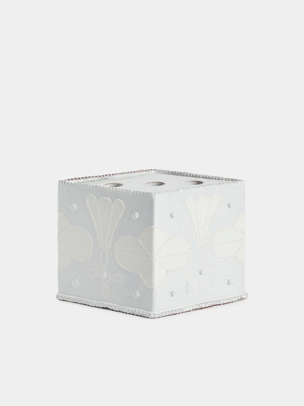 Hand-Built Ceramic Bough Vase (10in/26cm)