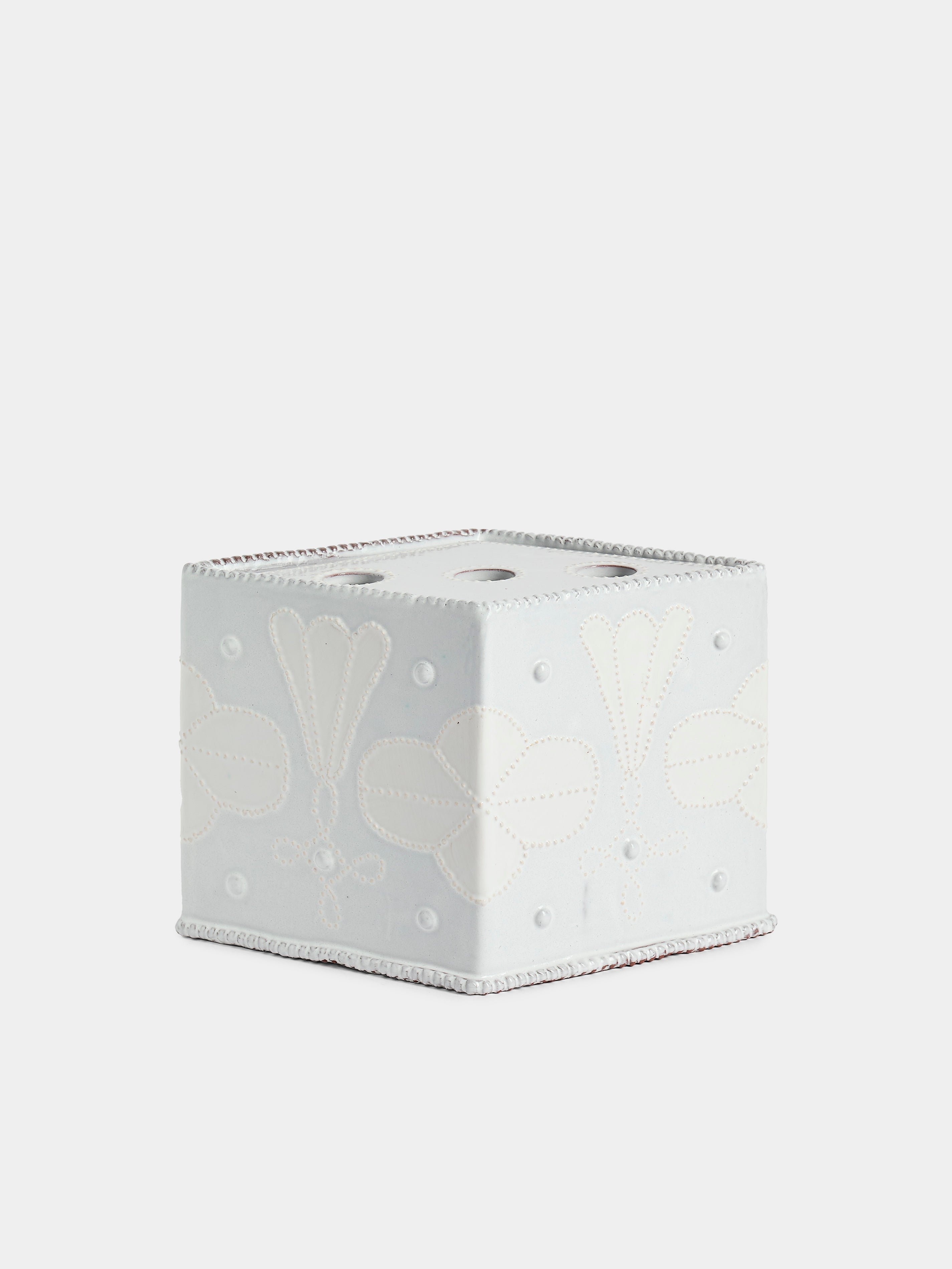 Hand-Built Ceramic Bough Vase (10in/26cm)