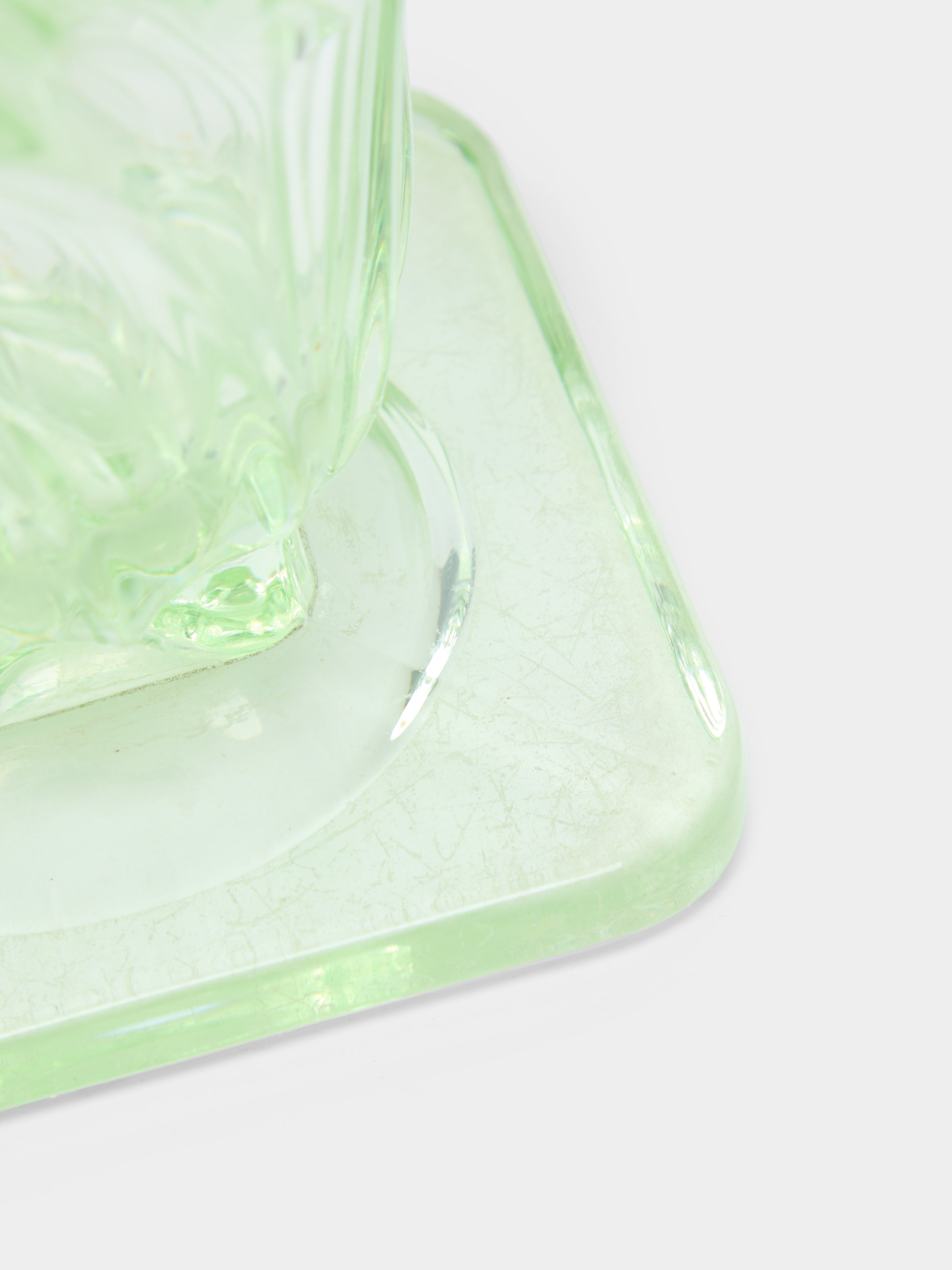 1930s Daum Crystal Vase (7in/18.5cm)