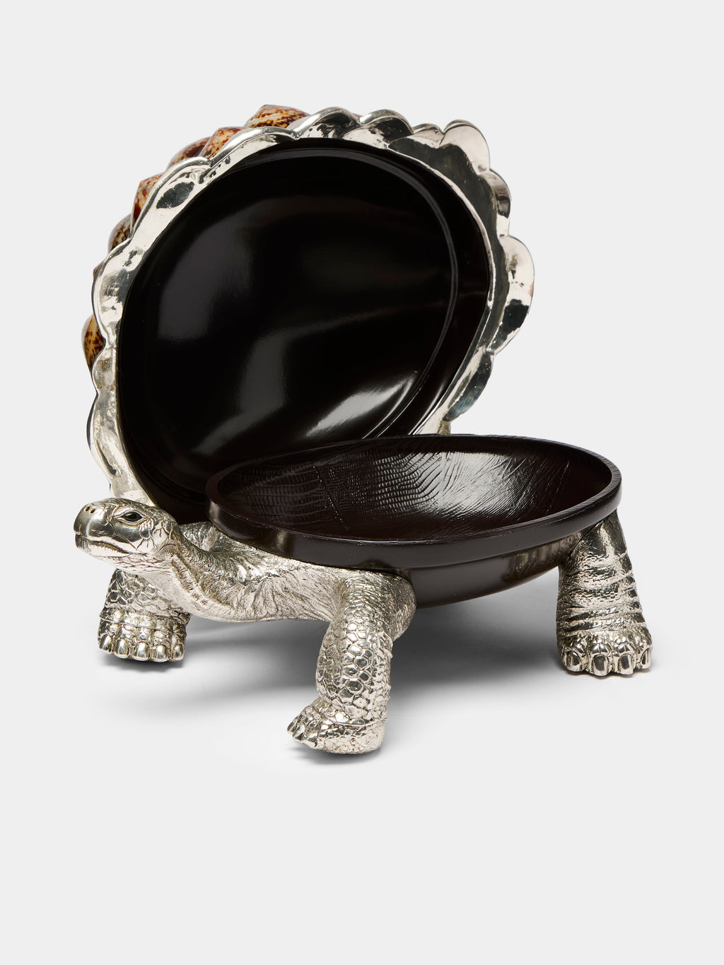 Galápagos Silver-Plated and Shell Box