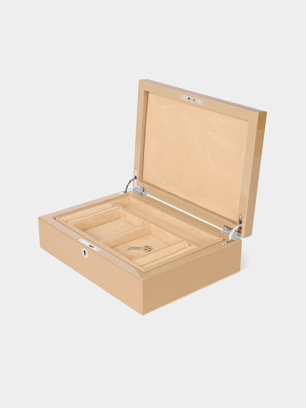 Rieti Leather and Wood Jewelry Box