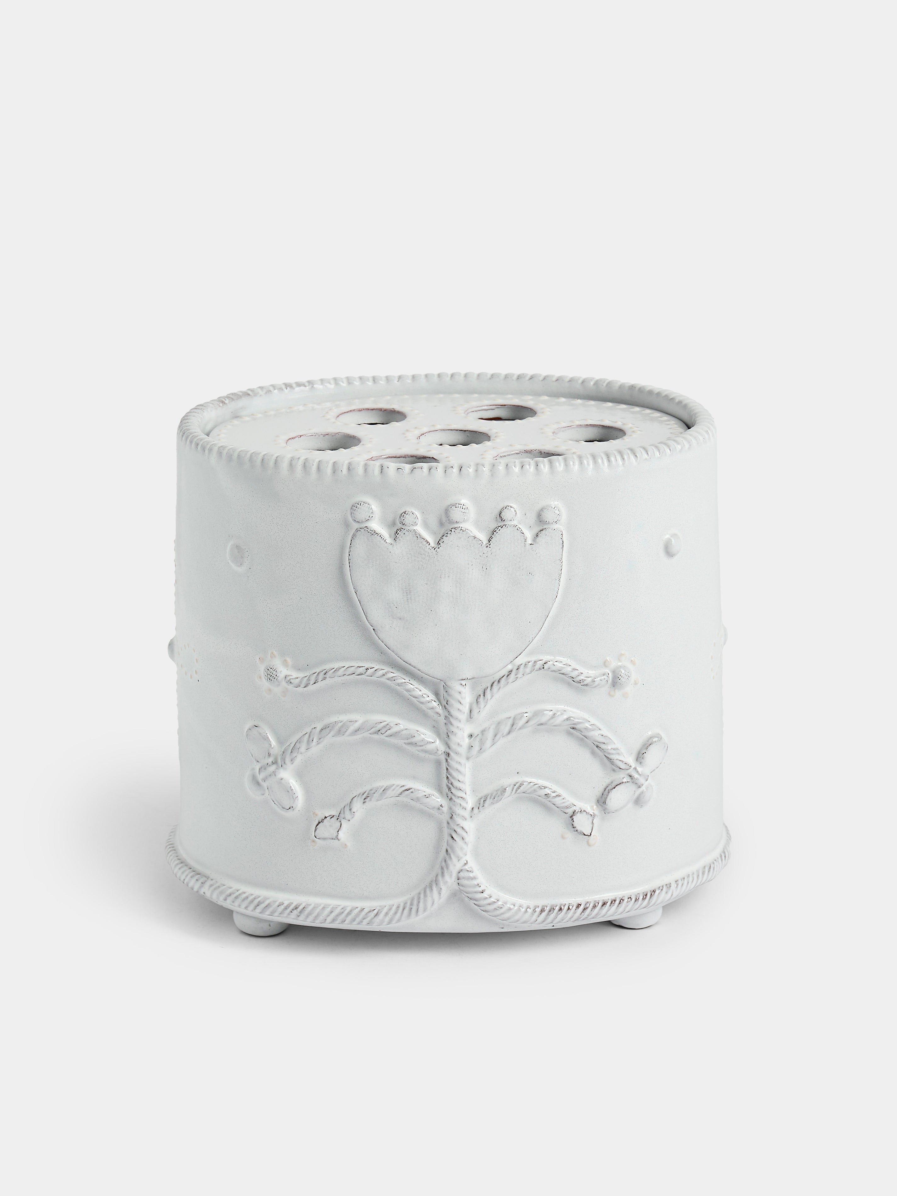 Hand-Built Ceramic Bough Vase (7in/18cm)