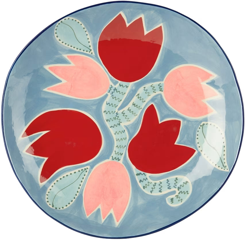 LAETITIA ROUGET Blue Tulip Fruit Platter