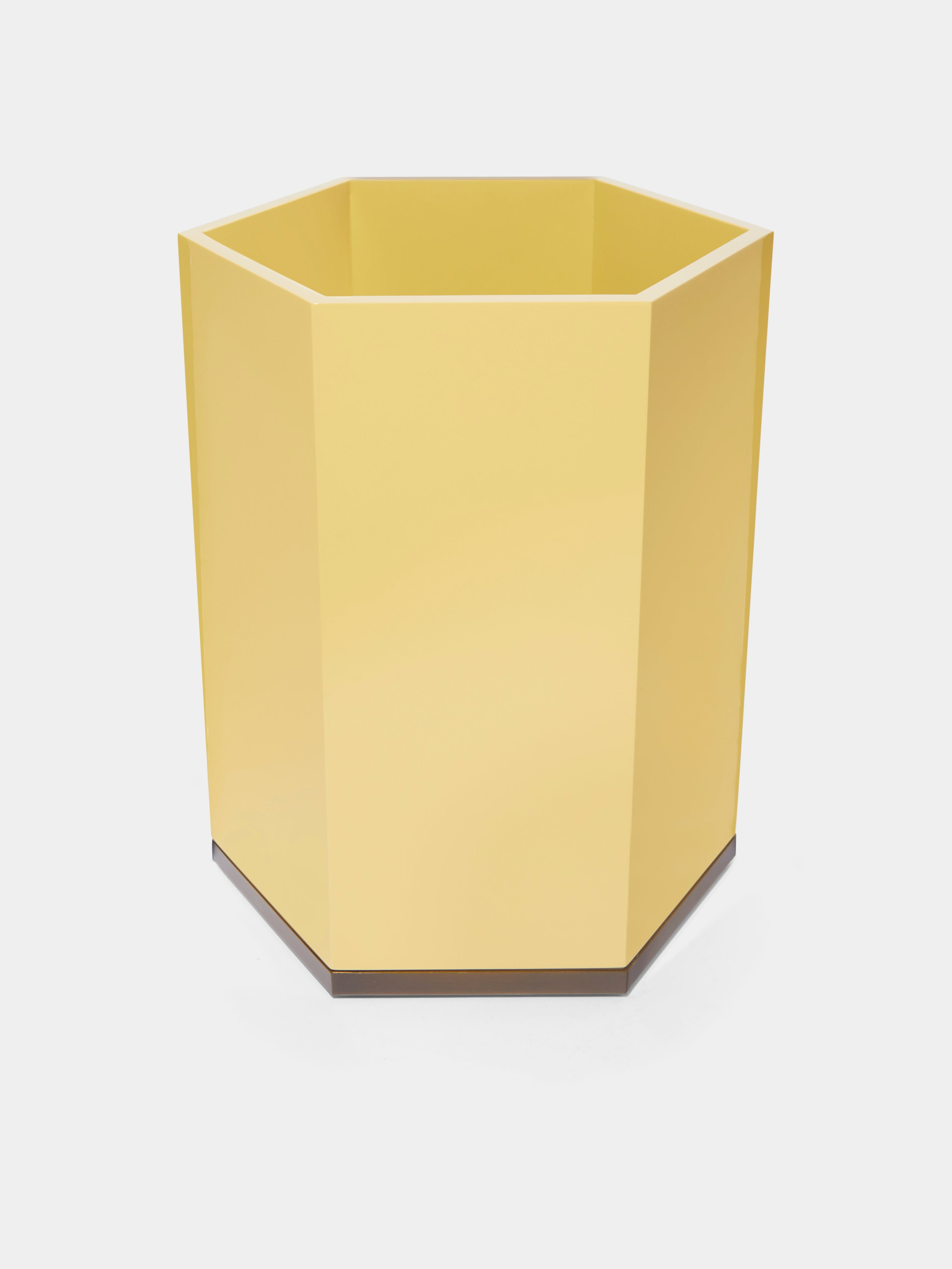 Lacquered Hexagonal Bin