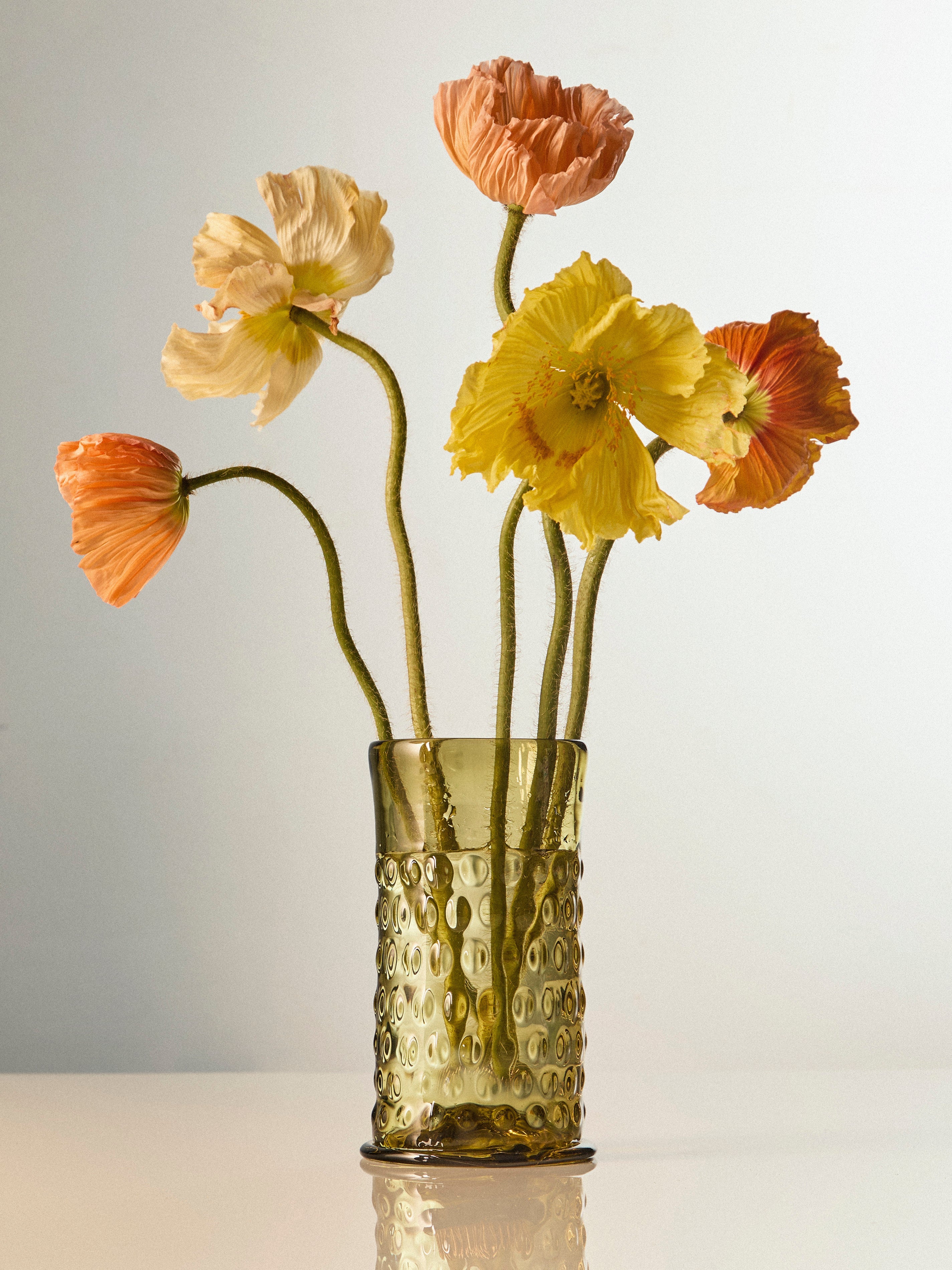 Hand-Blown Glass Vase (18cm)