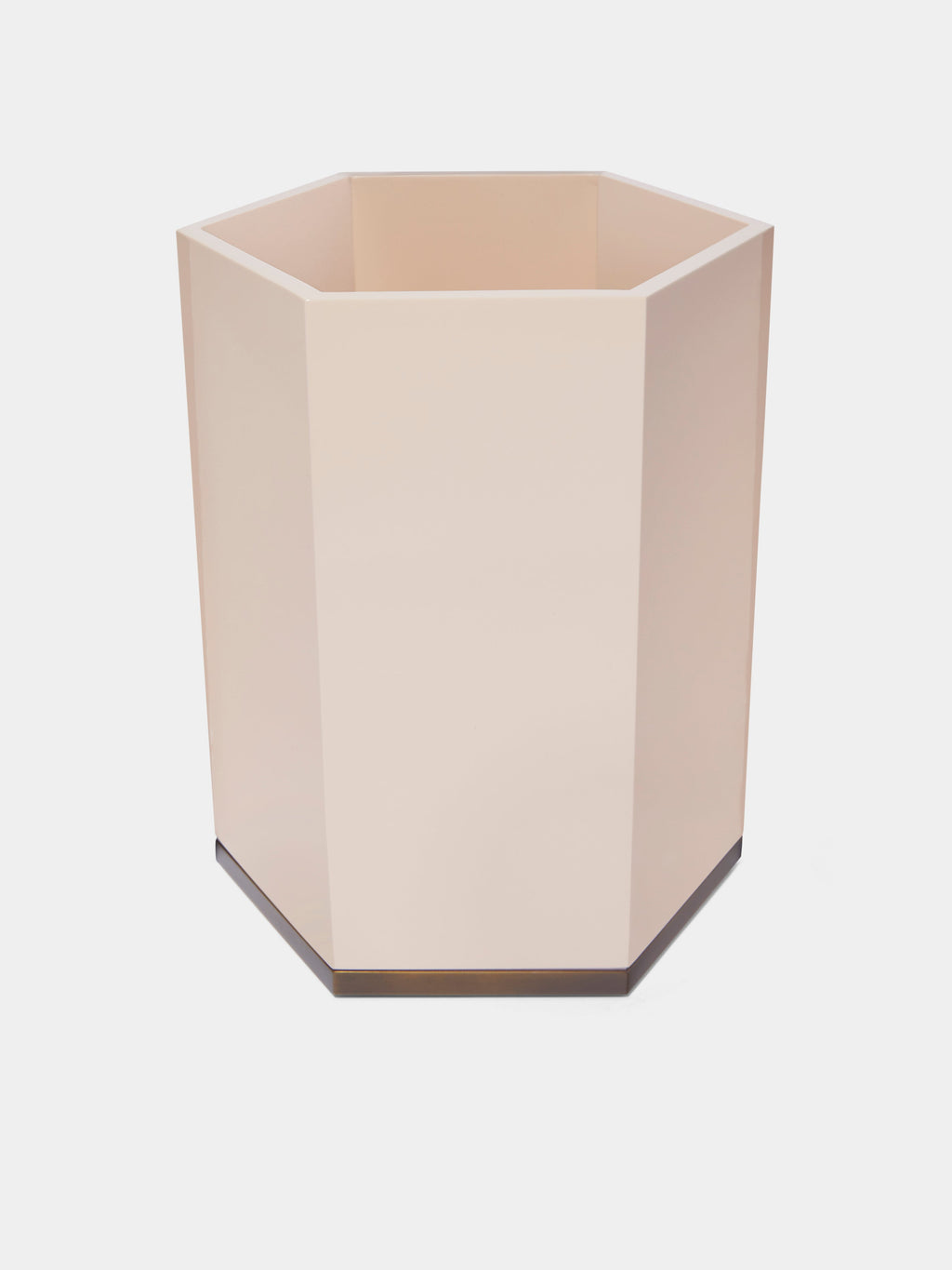 Lacquered Hexagonal Bin