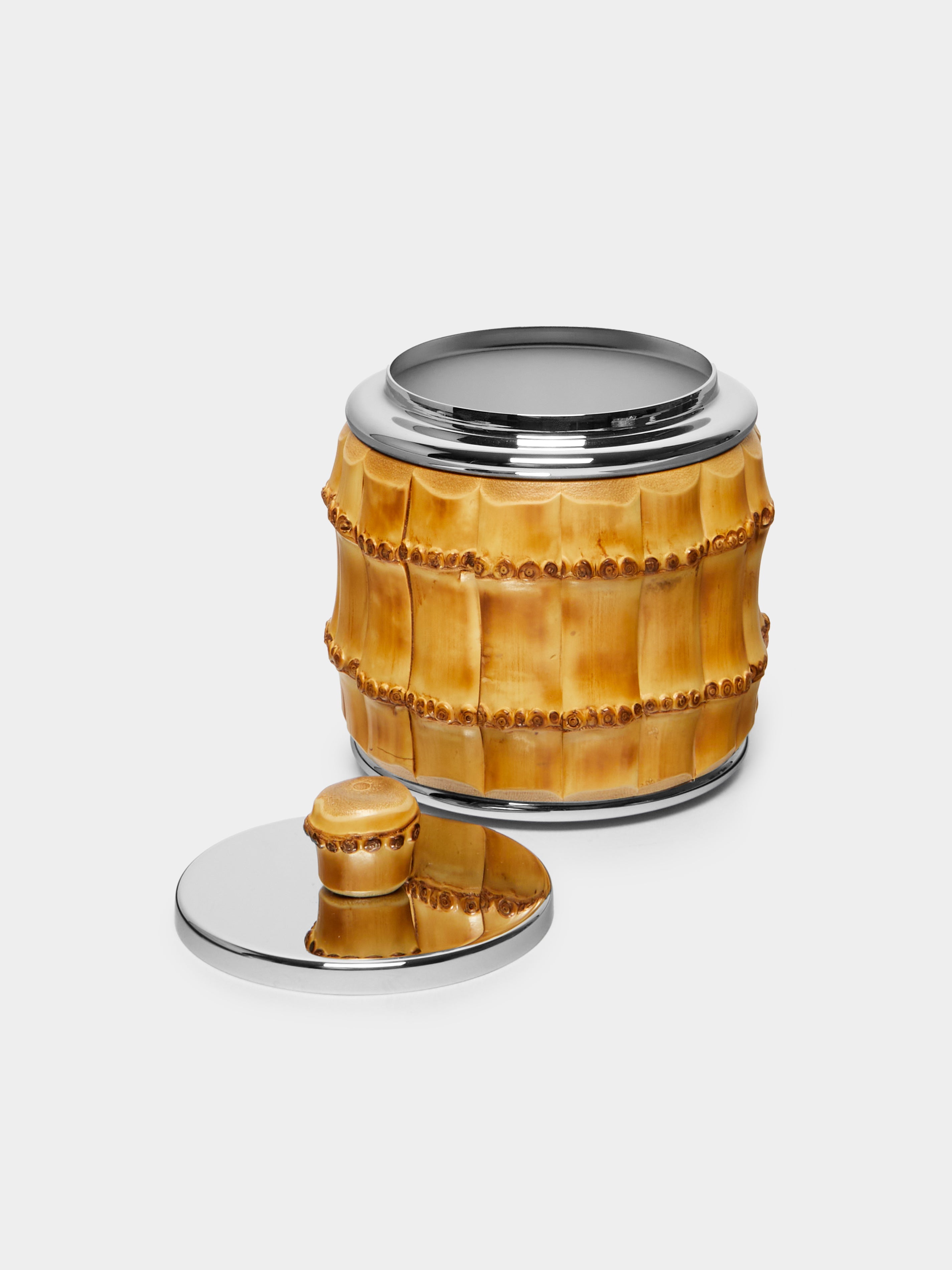 Bamboo Lidded Jar