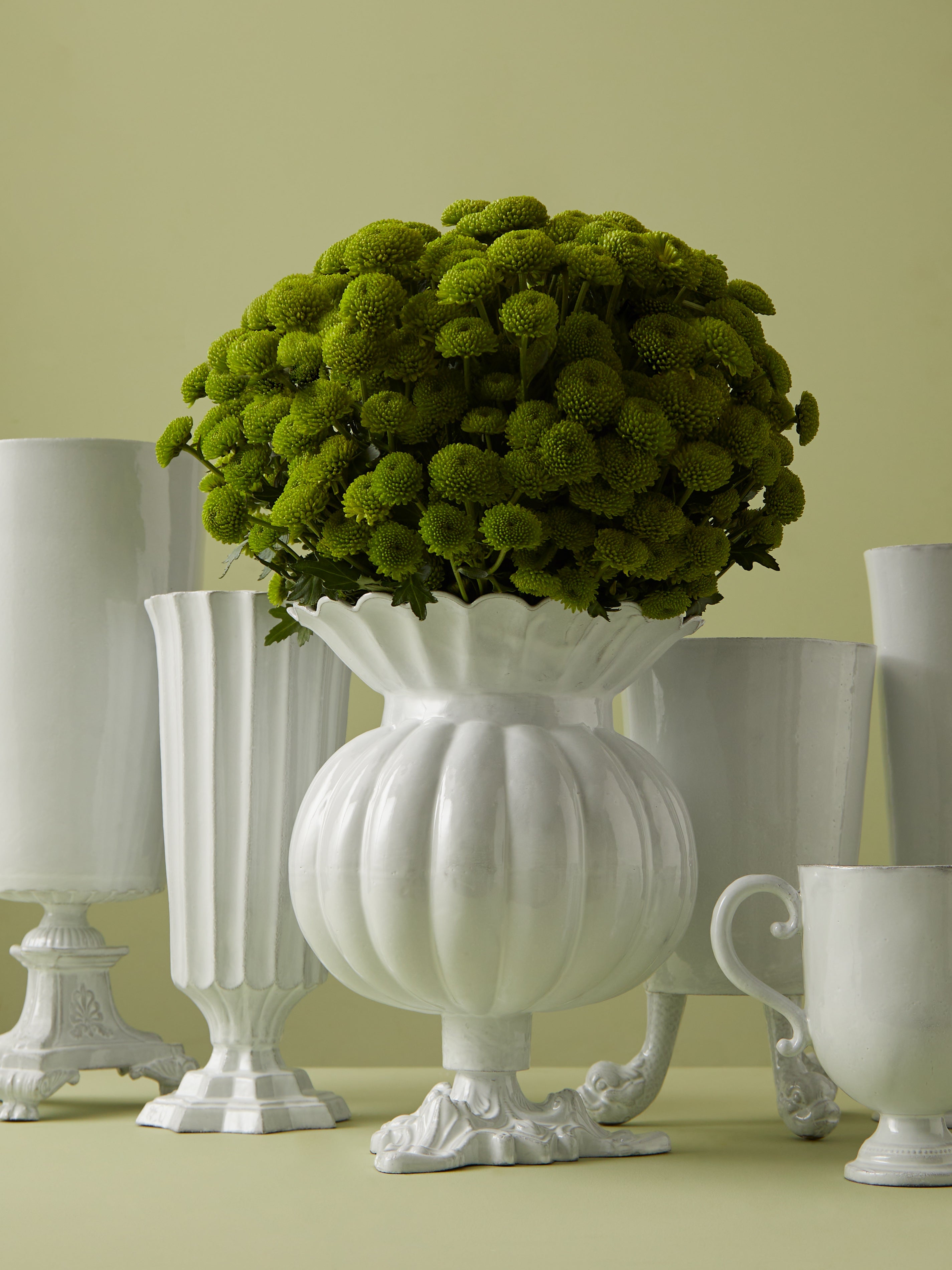 Citrouille Hand-Glazed Ceramic Vase (12in/30cm)