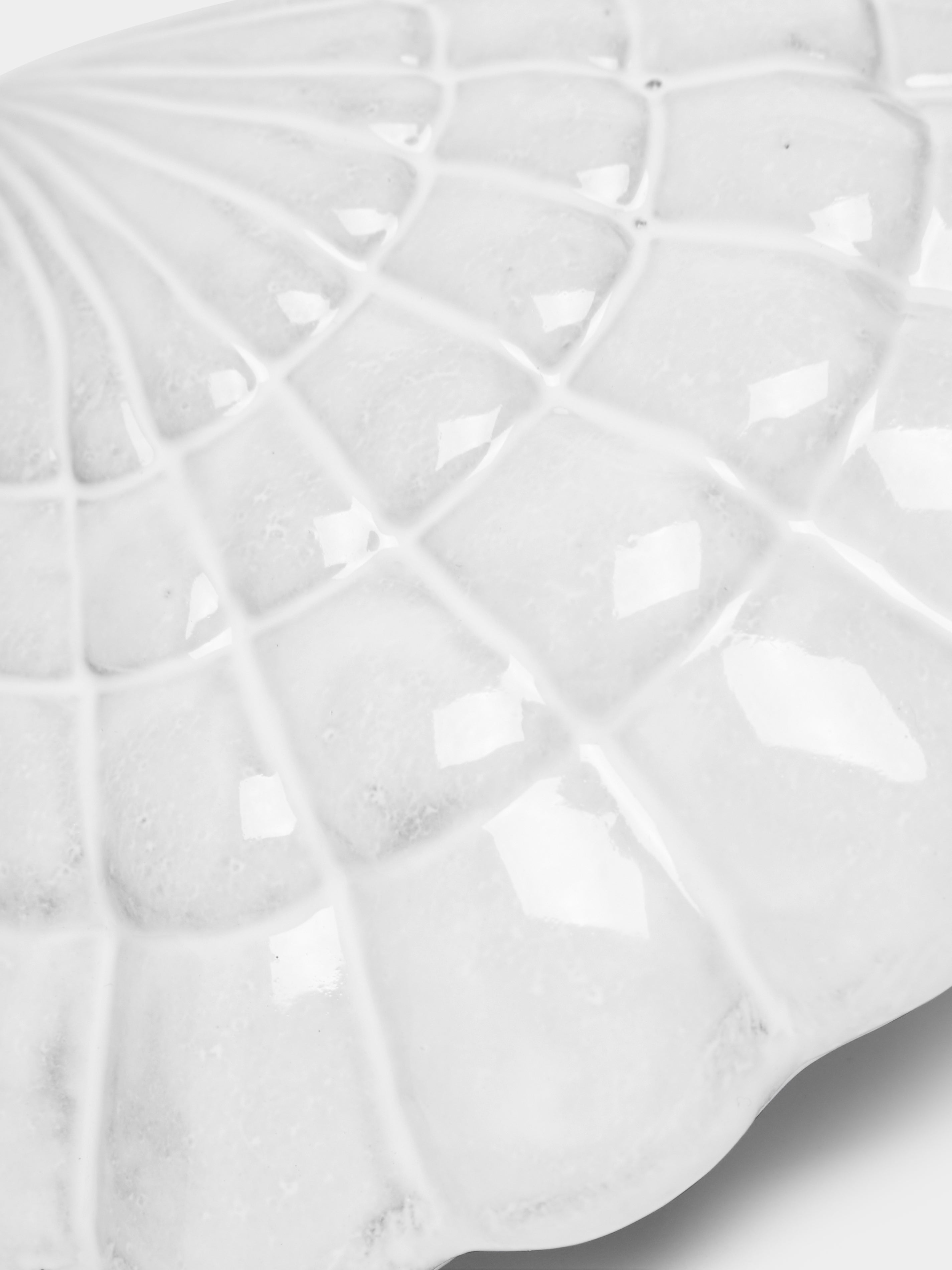 Shell Hand-Glazed Ceramic Box