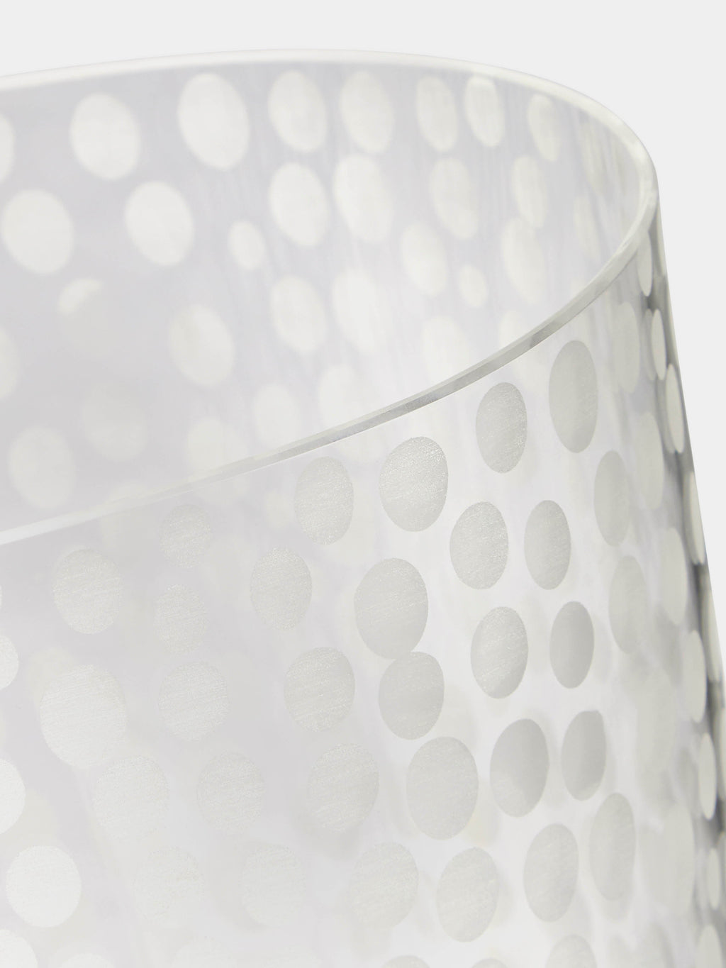 Millebolle Hand-Blown Murano Glass Vase (15in/38cm)