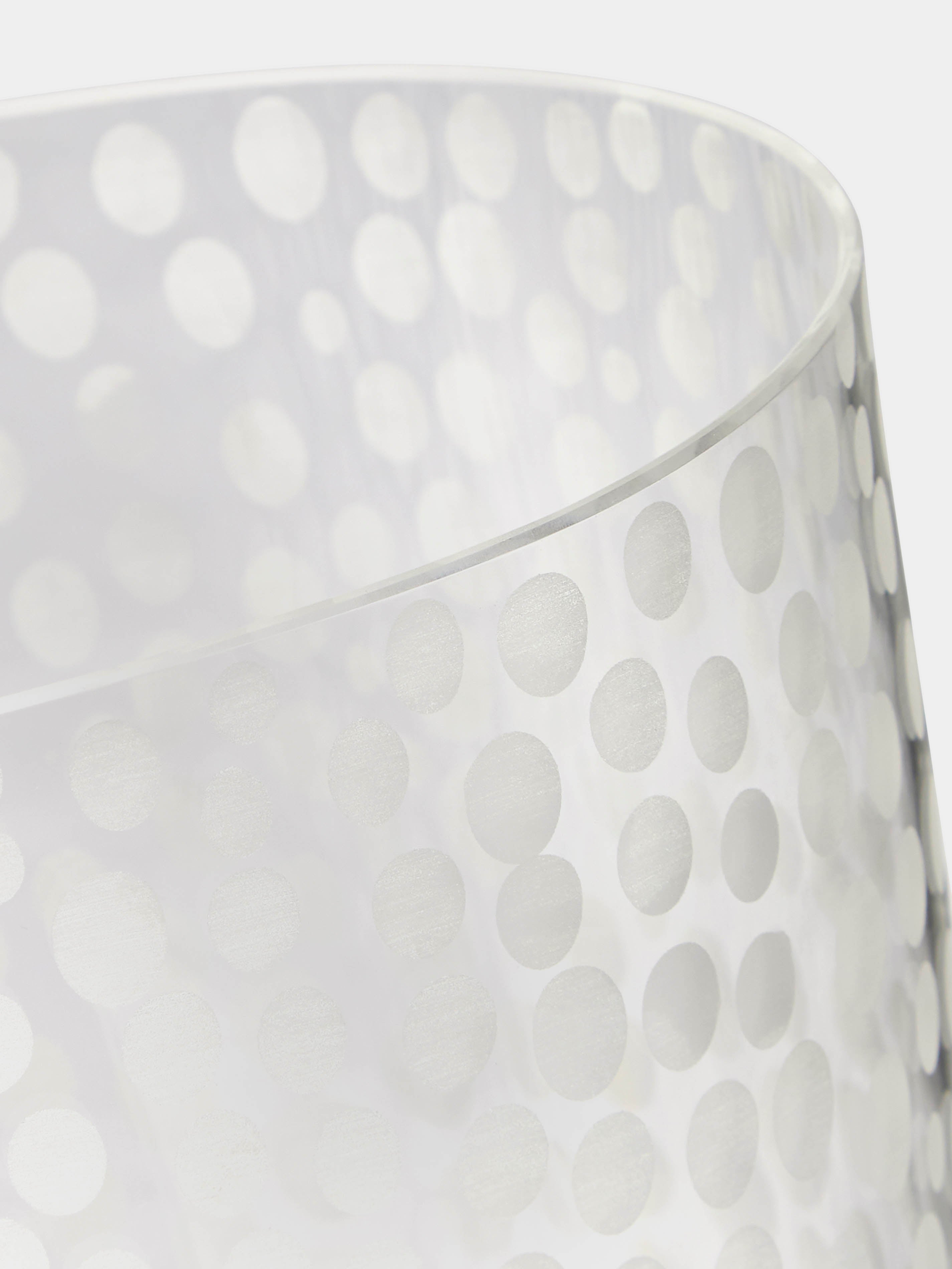 Millebolle Hand-Blown Murano Glass Vase (15in/38cm)