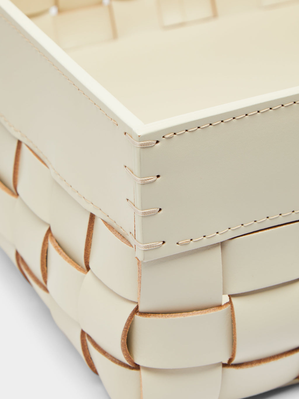 Barcelona Water-Resistant Leather Large Towel Basket