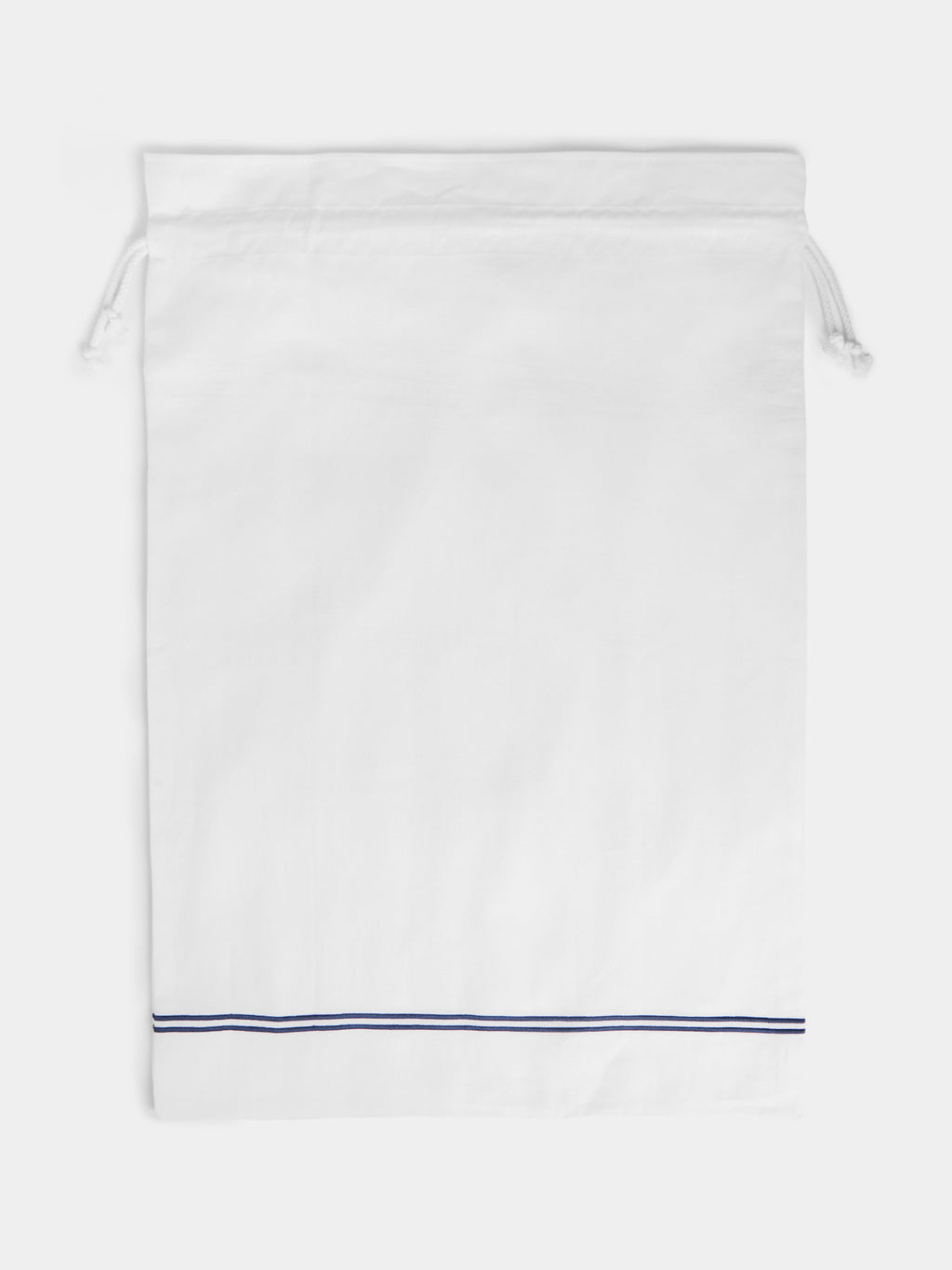 Antibes Embroidered Linen Laundry Bag