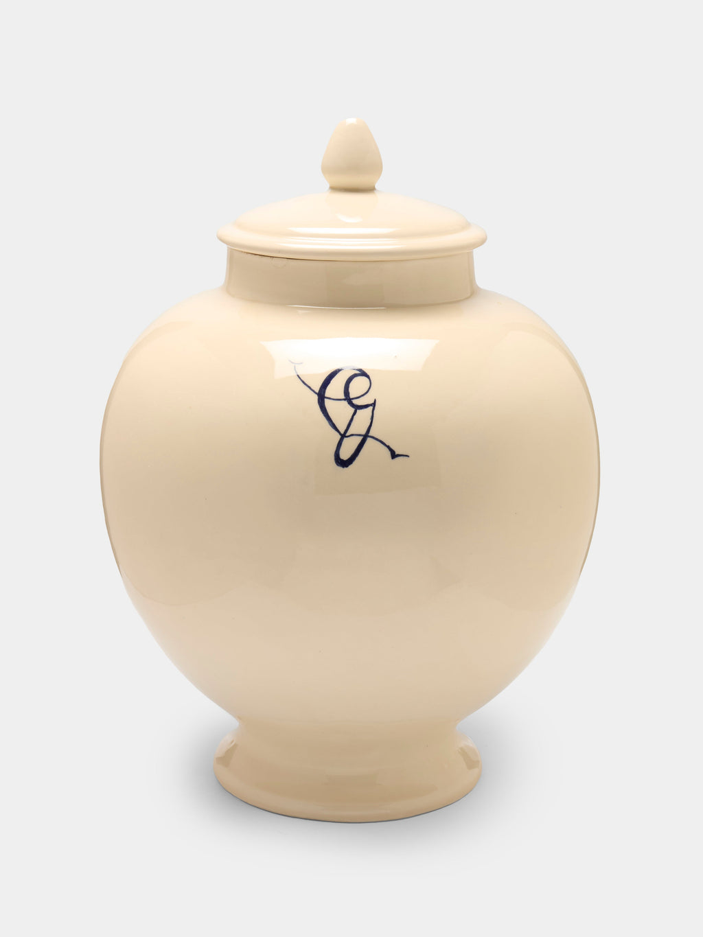 1940s Ceramic Apothecary Jars (Set of 2)