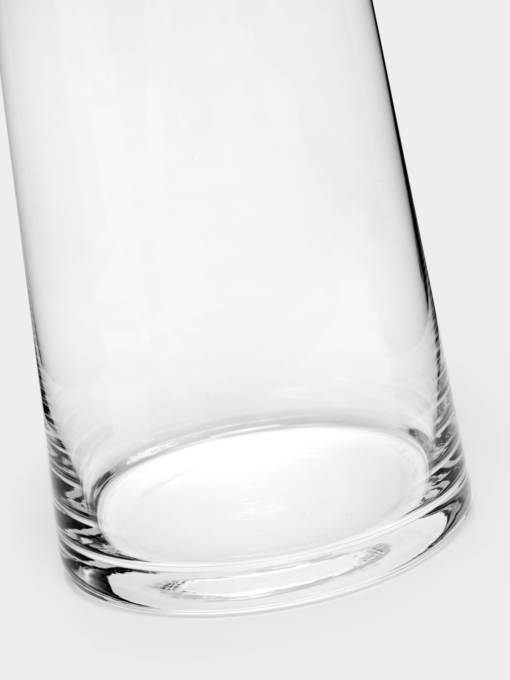 Hand-Blown Crystal Queen Anne's Lace Vase (9.5in/24cm)