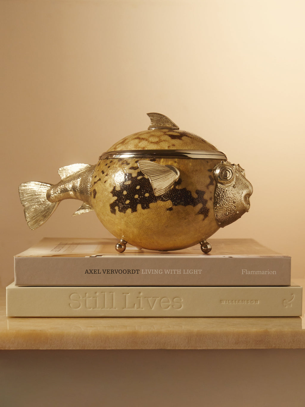 Pufferfish Silver-Plated Box