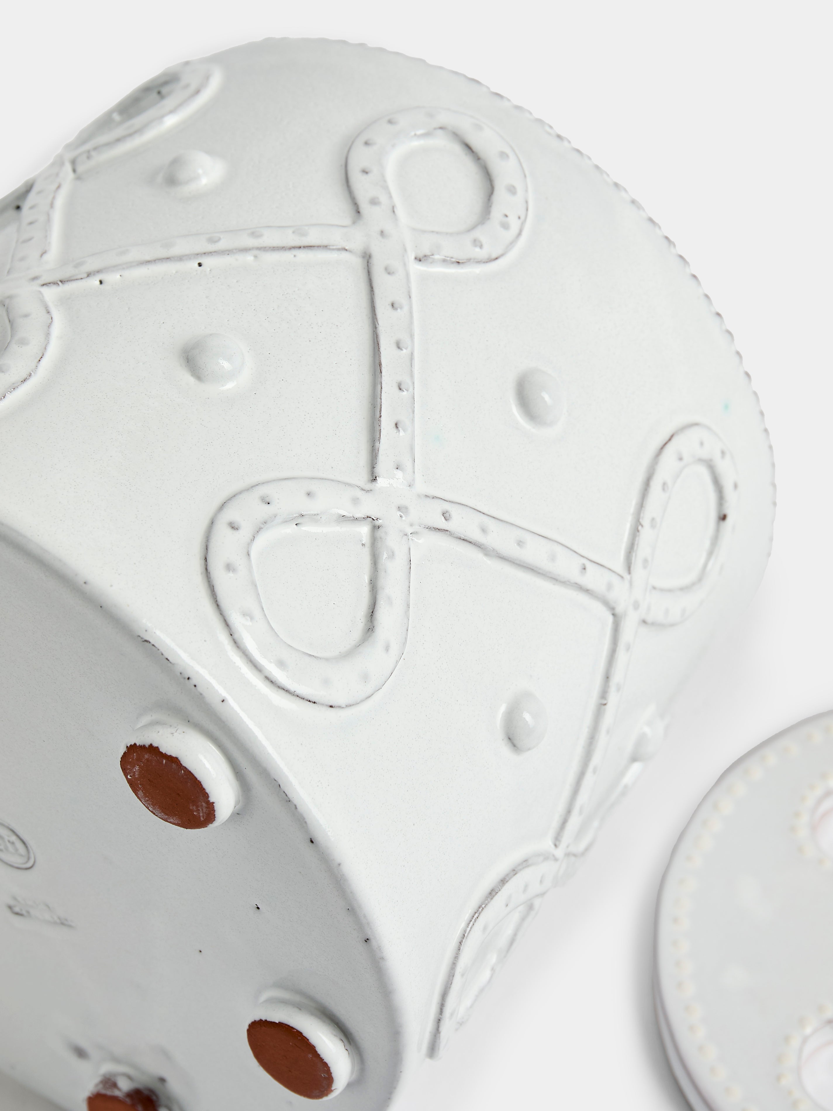 Hand-Built Ceramic Bough Vase (9in/23cm)