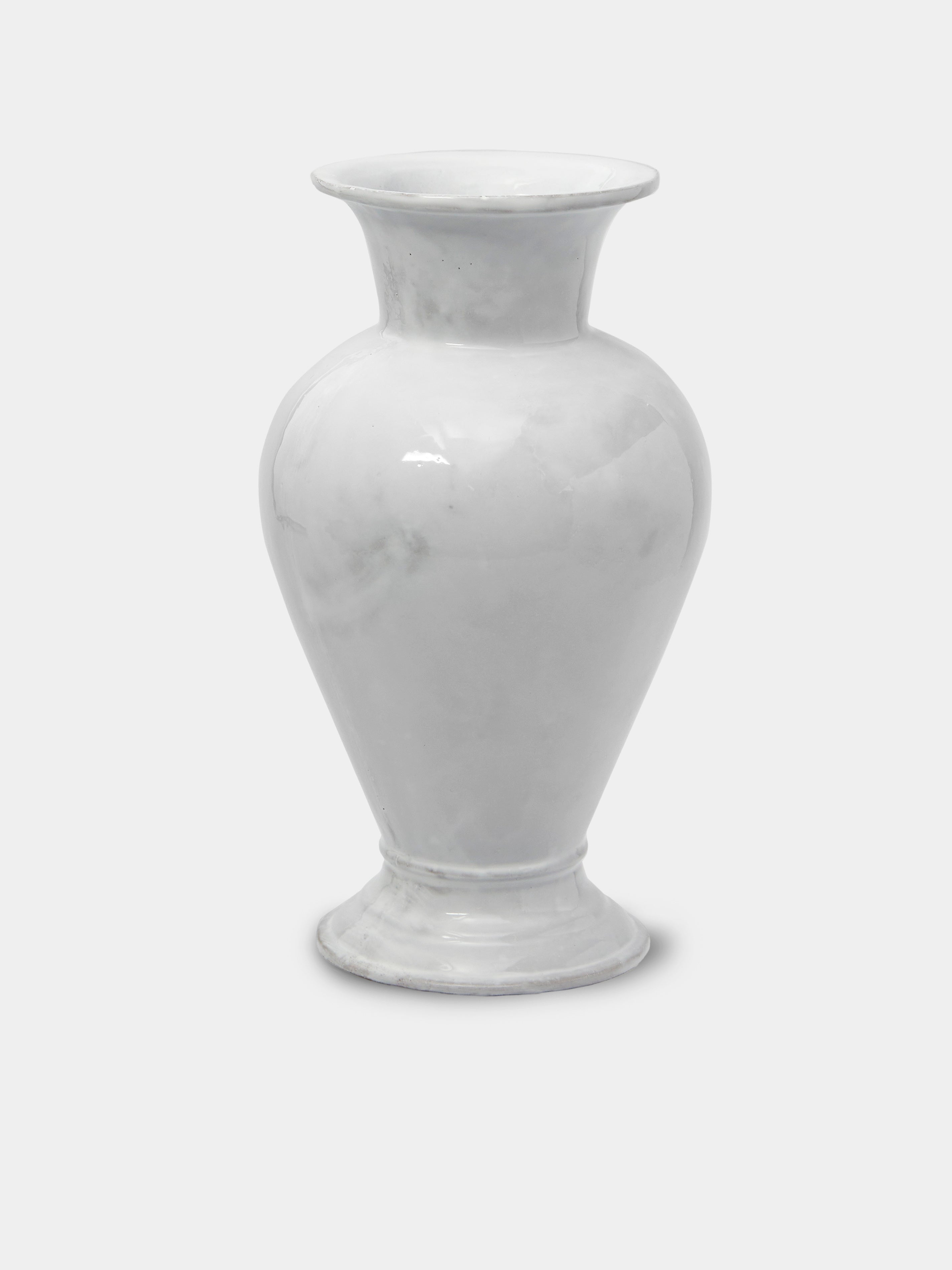 Colbert Hand-Glazed Ceramic Vase (10in/25.5cm)