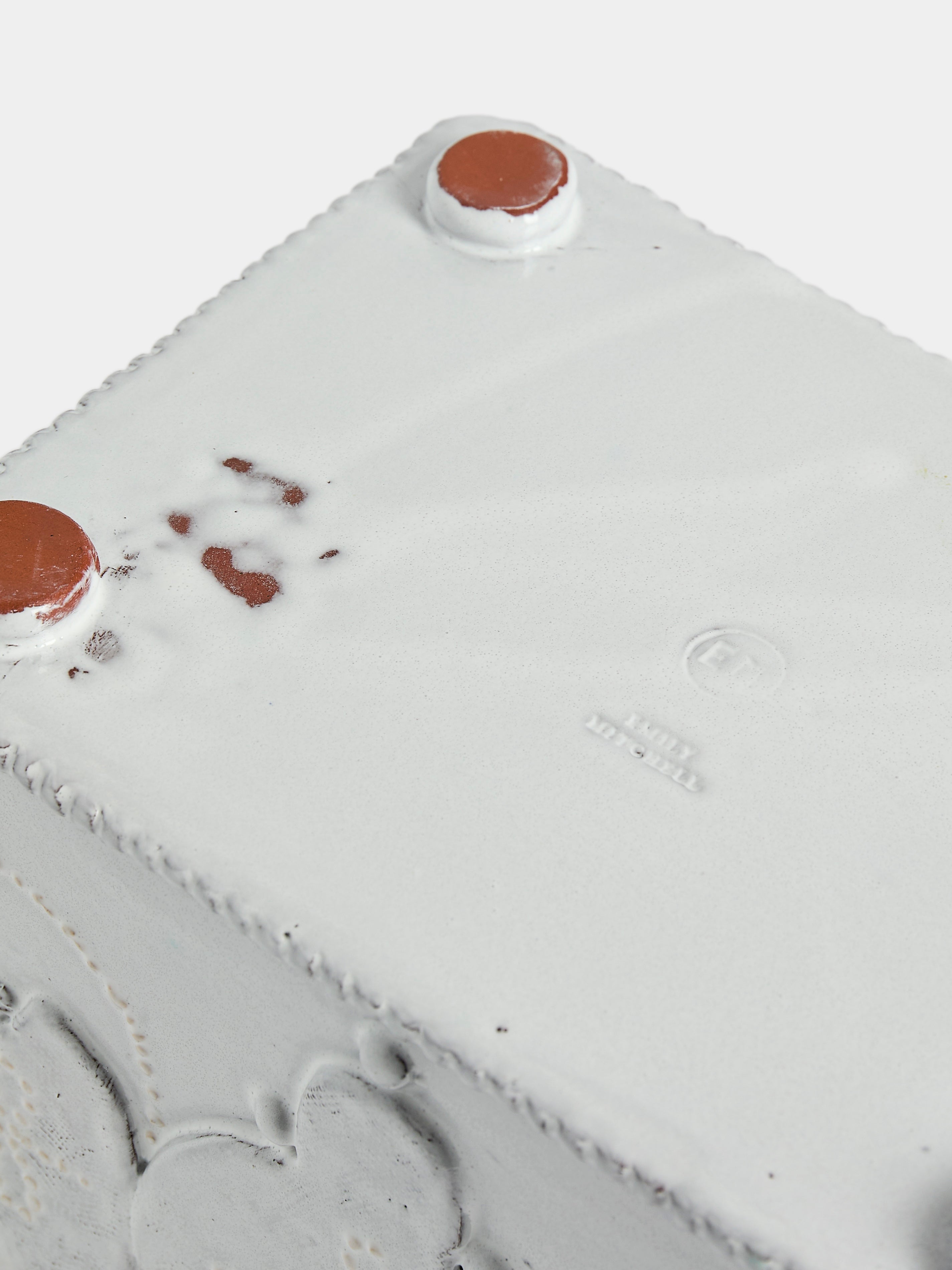 Hand-Built Ceramic Bough Vase (8in/21cm)