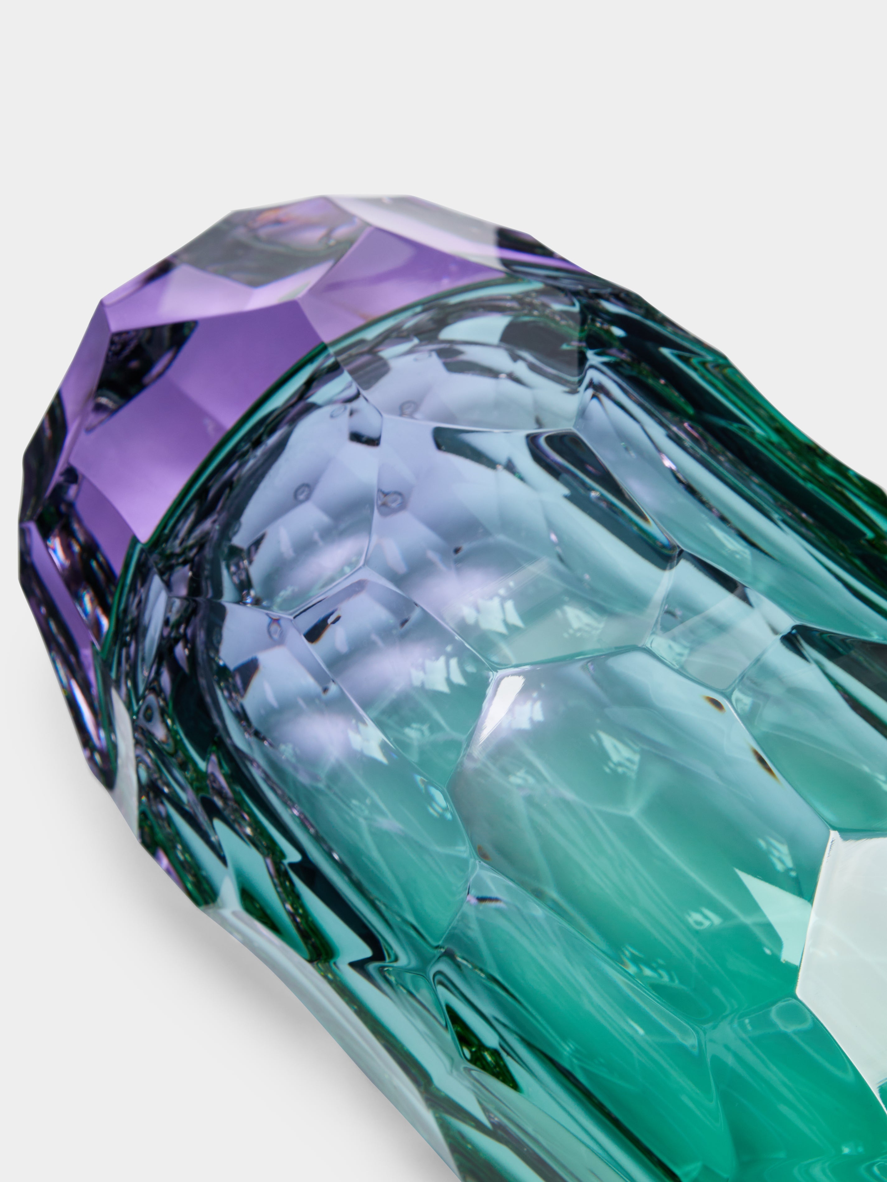 Stones Hand-Blown Crystal Vase (14in/36cm)