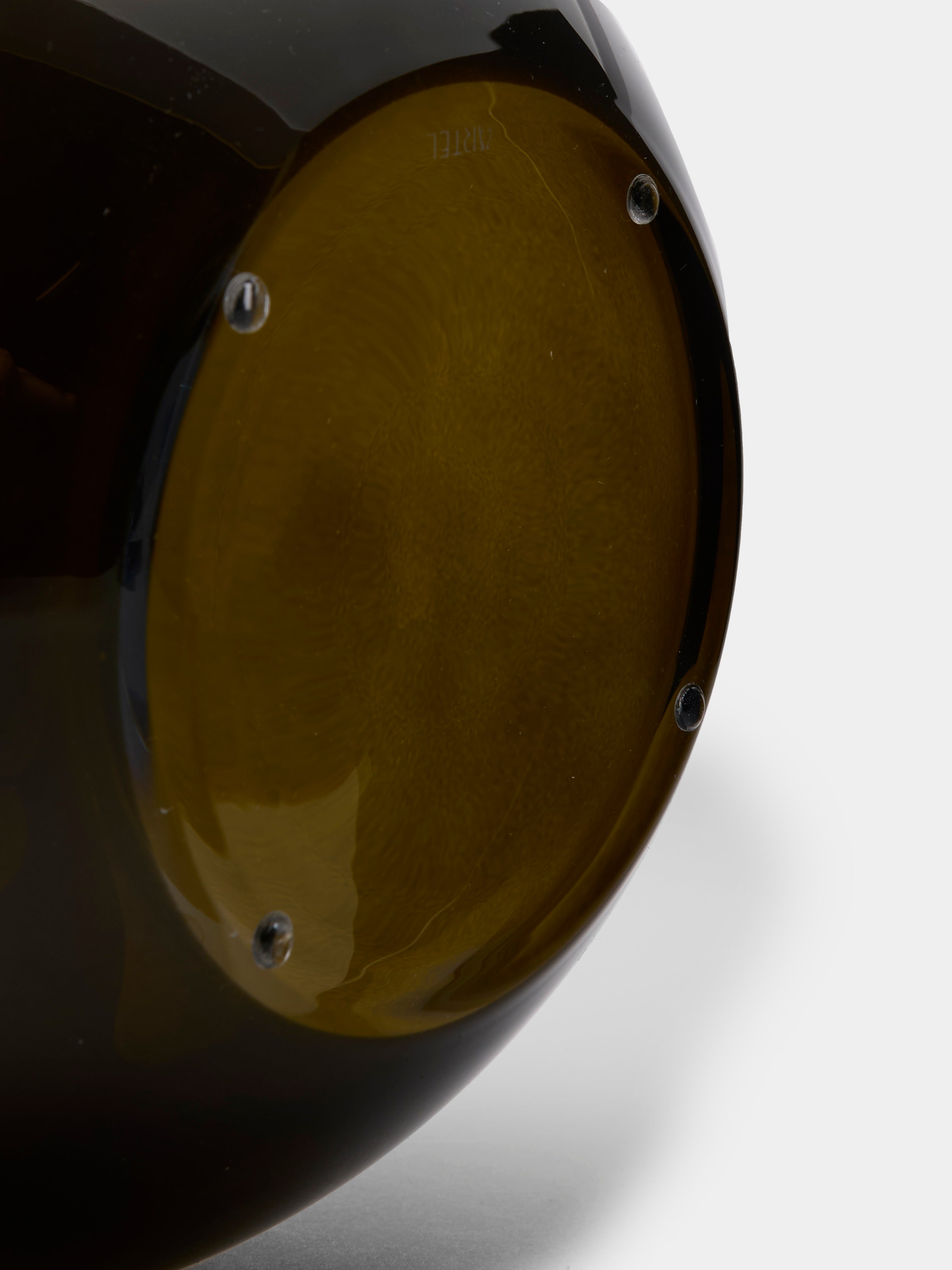 Cabinet of Curiosities Hand-Engraved Crystal Round Vase (7in/17cm)