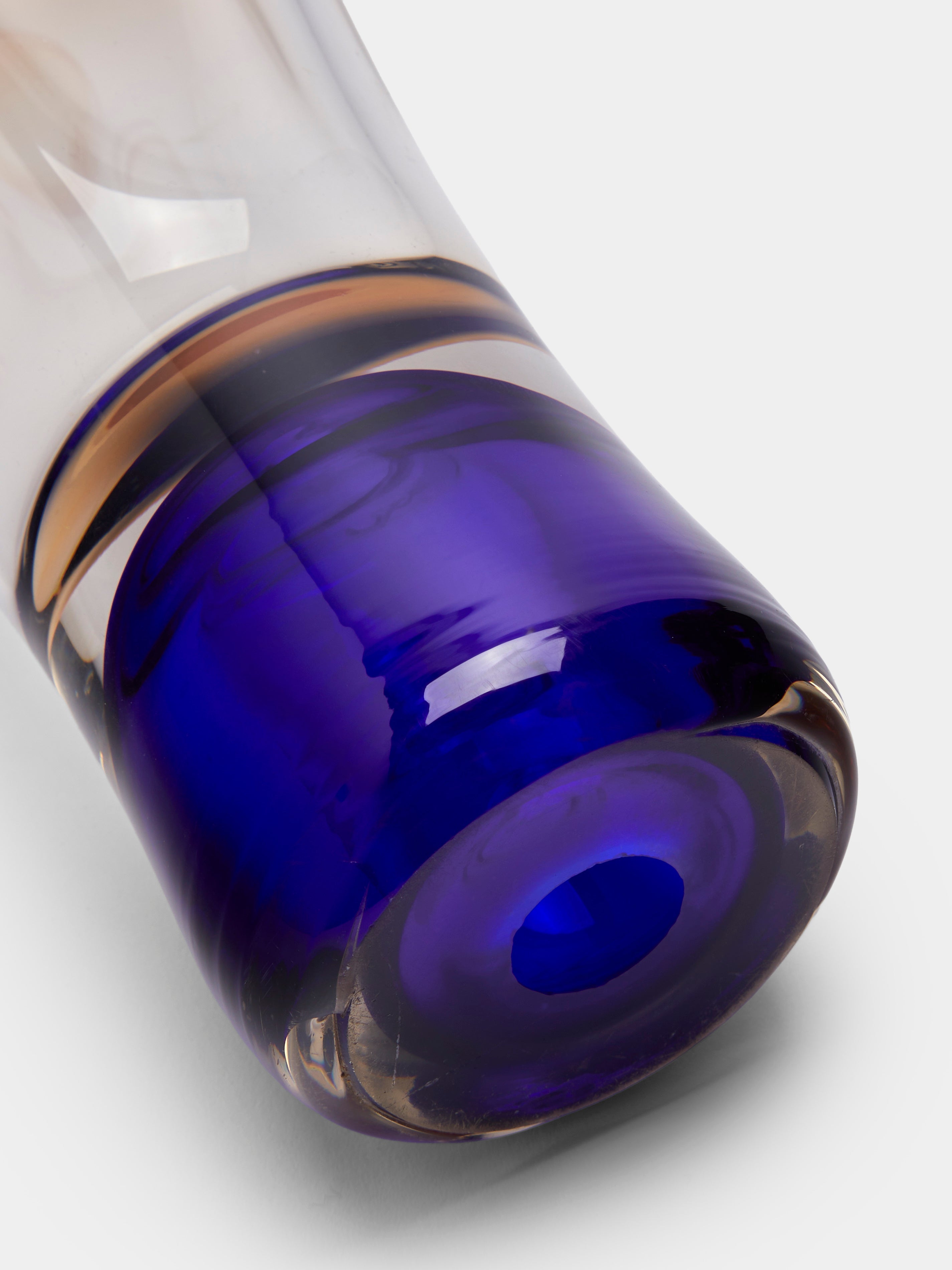 Mid-Century Glass Vase (12.5in/32.5cm)