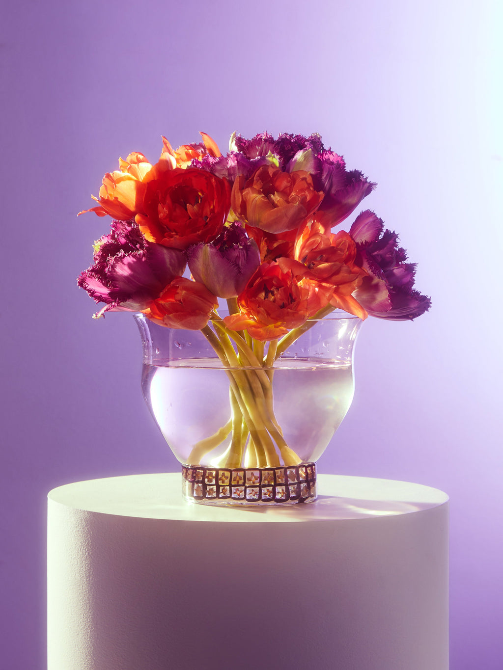 1970s Barbini Murrina Murano Glass Vase (7in/17.5cm)