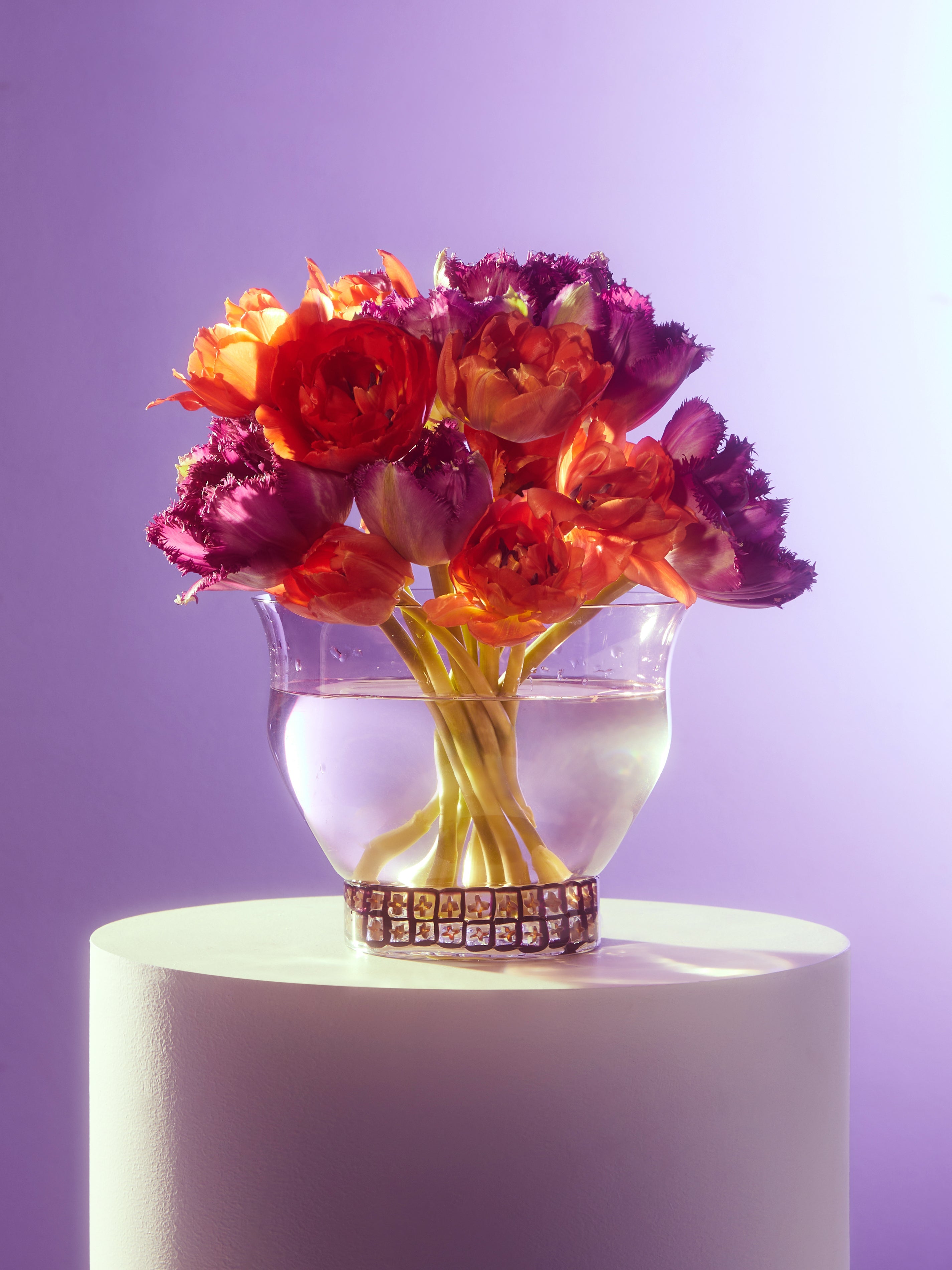 1970s Barbini Murrina Murano Glass Vase (7in/17.5cm)