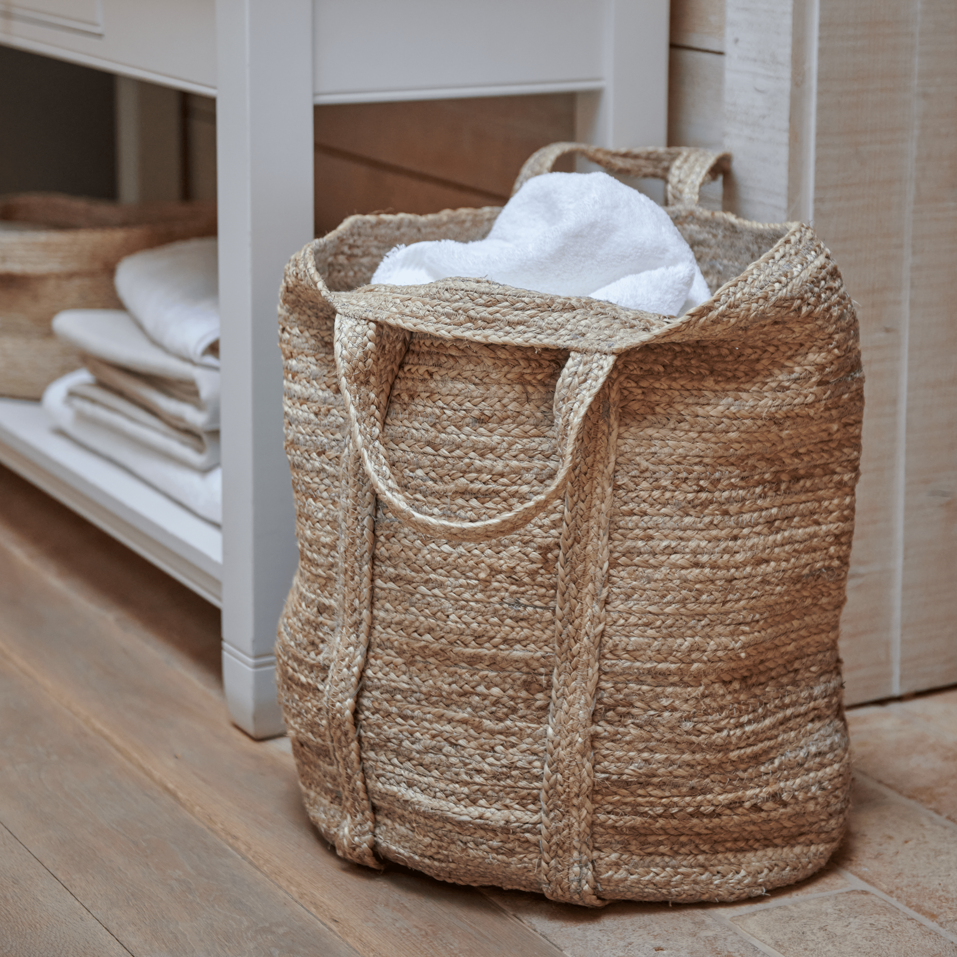 Arbroath Jute Laundry Basket