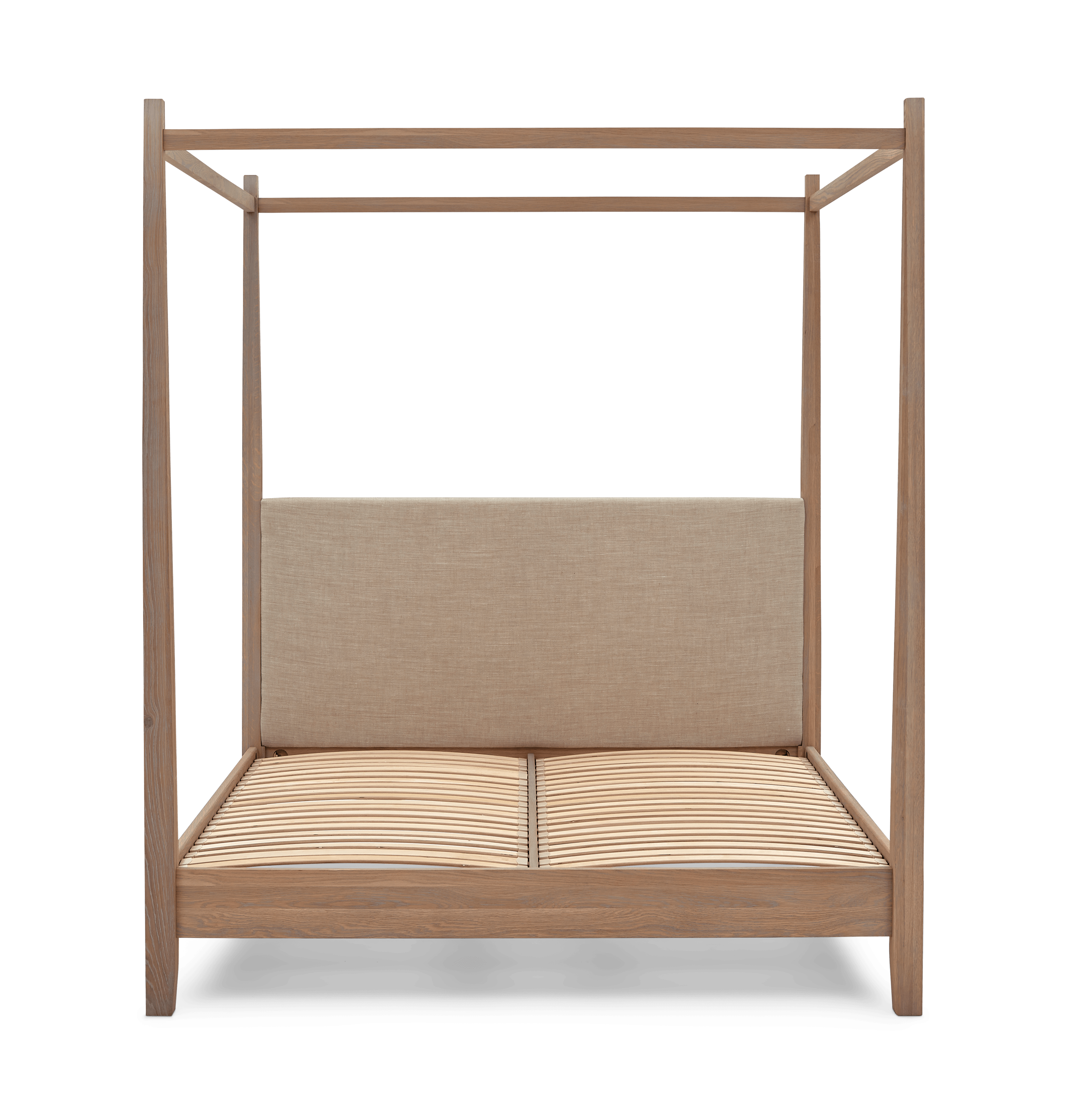 Wardley Super King Four Poster Bed, Oak