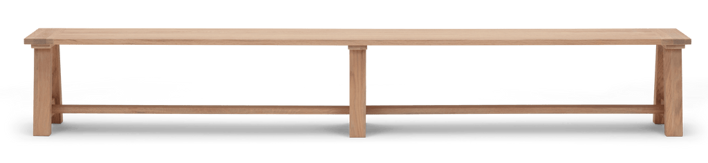 Arundel 4 Seater Oak Dining Bench