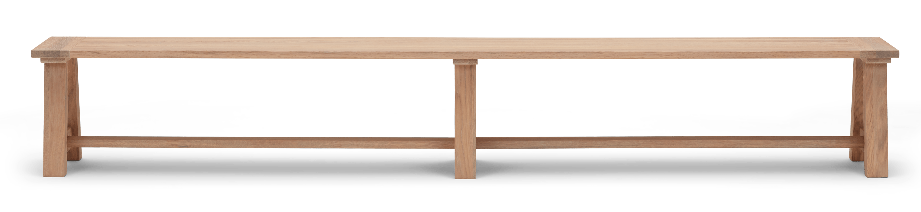 Arundel 4 Seater Oak Dining Bench