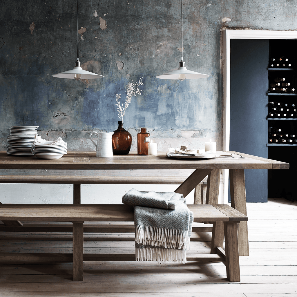 Arundel 4 Seater Oak Dining Bench